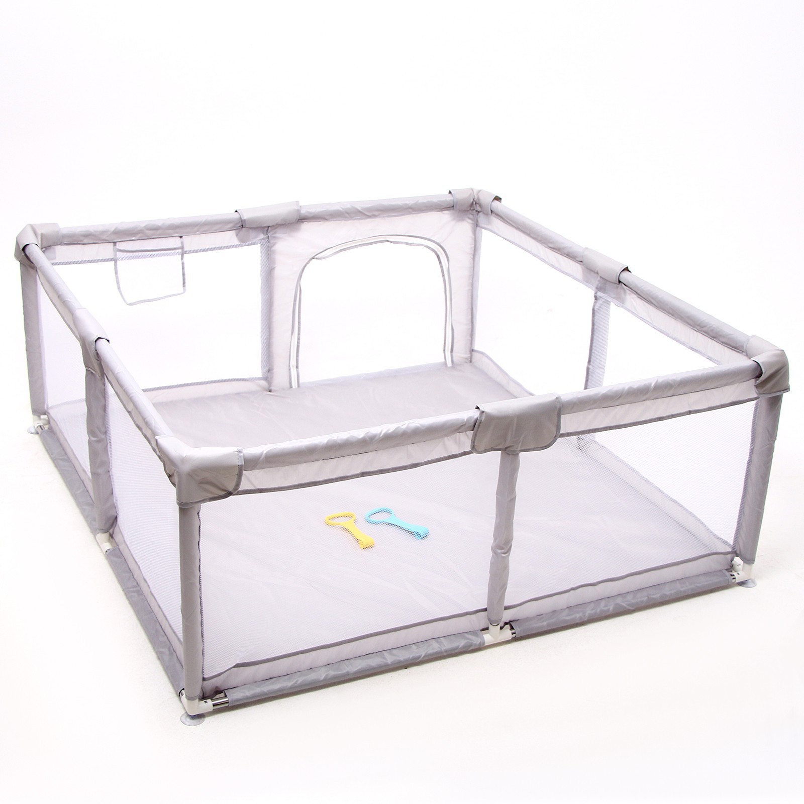 Манеж детский BabyCare «Серый» 150х150х68 см 9717863 - фото 5