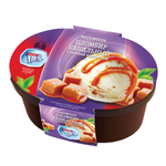 Мороженое-лодочка Фабрика Грёз пломбир c солёной карамелью 12% 400г