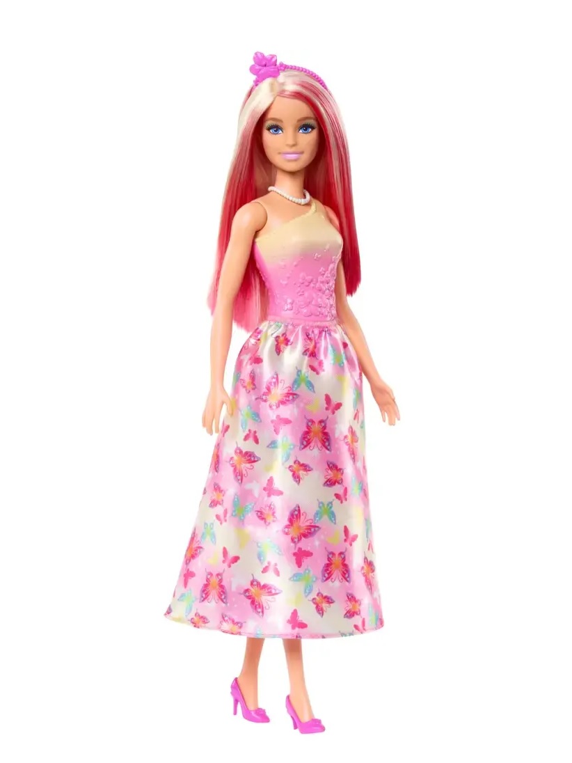 Кукла модельная Barbie Dreamtopia в платье с бабочками высота 30 см HRR08 - фото 3