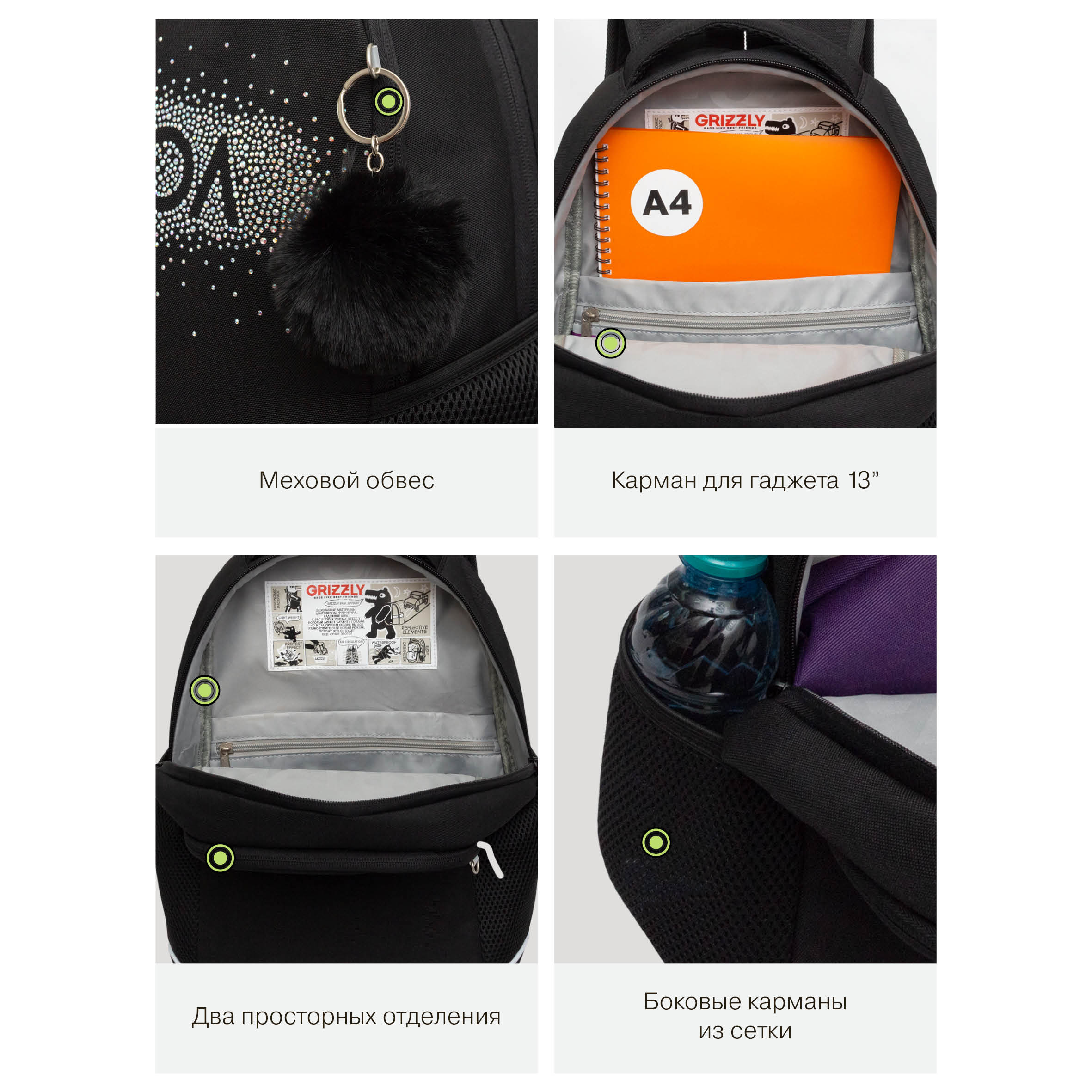 Рюкзак Grizzly Лол - фото 12