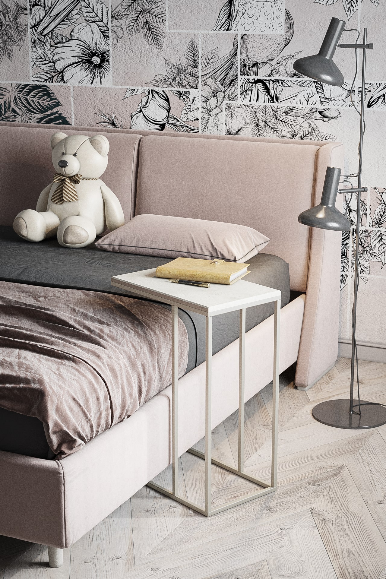 Стол придиванный КАЛИФОРНИЯ МЕБЕЛЬ Агами лайт стоун - фото 3