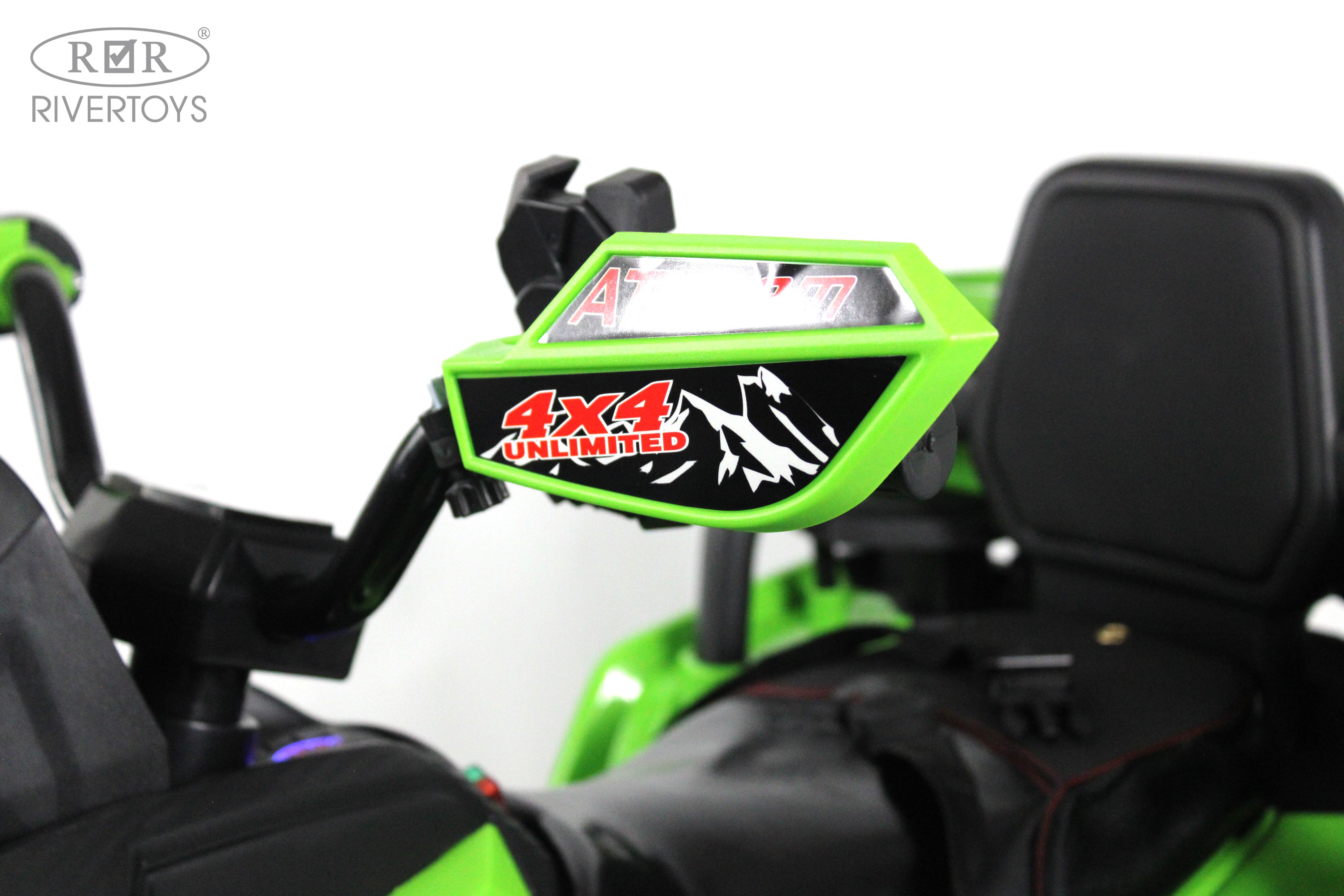 Электромобиль RIVERTOYS Z111ZZ-NEW-GREEN С пультом ДУ - фото 22