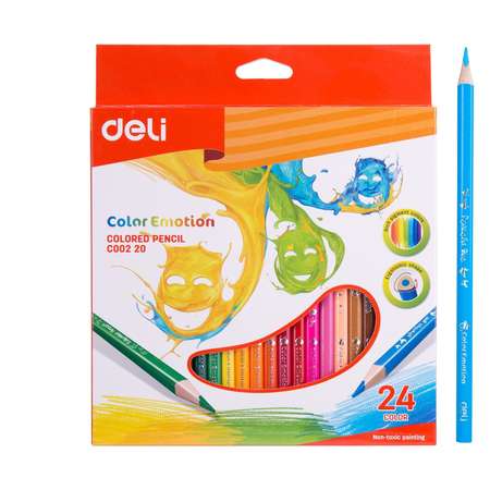 Карандаши цветные Deli 24 шт.
