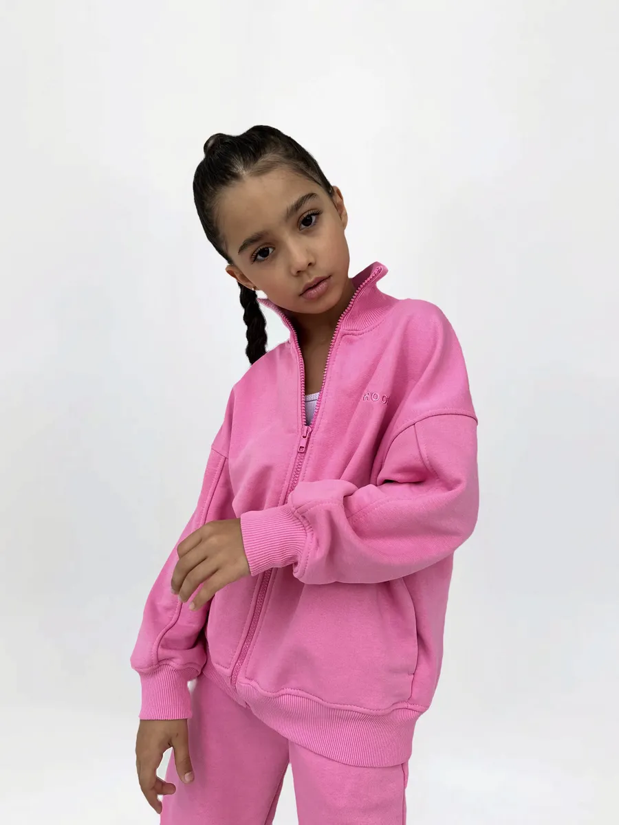 Толстовка ROOMY ESSENCE STREEThd/pink - фото 5