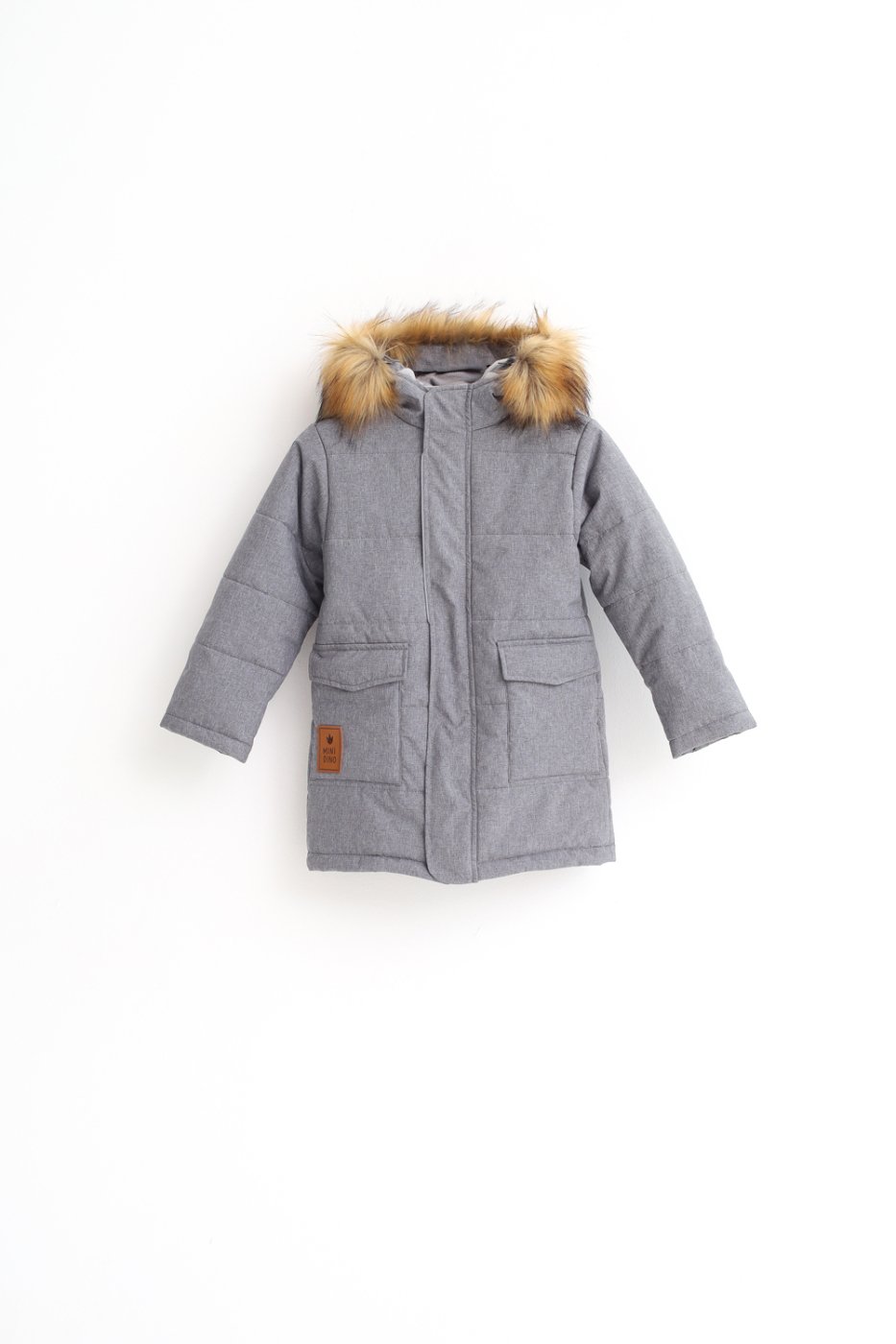 Куртка MINIDINO MDW1-JW003/0Куртка зимняя School акула - фото 5