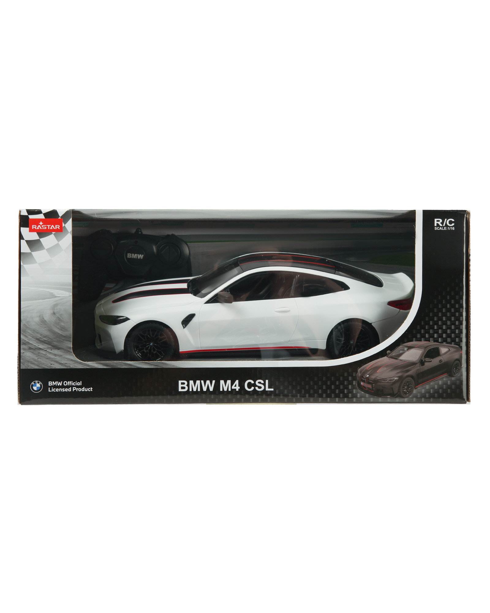Автомобиль РУ Rastar BMW M4 CSL 1:16 - фото 7