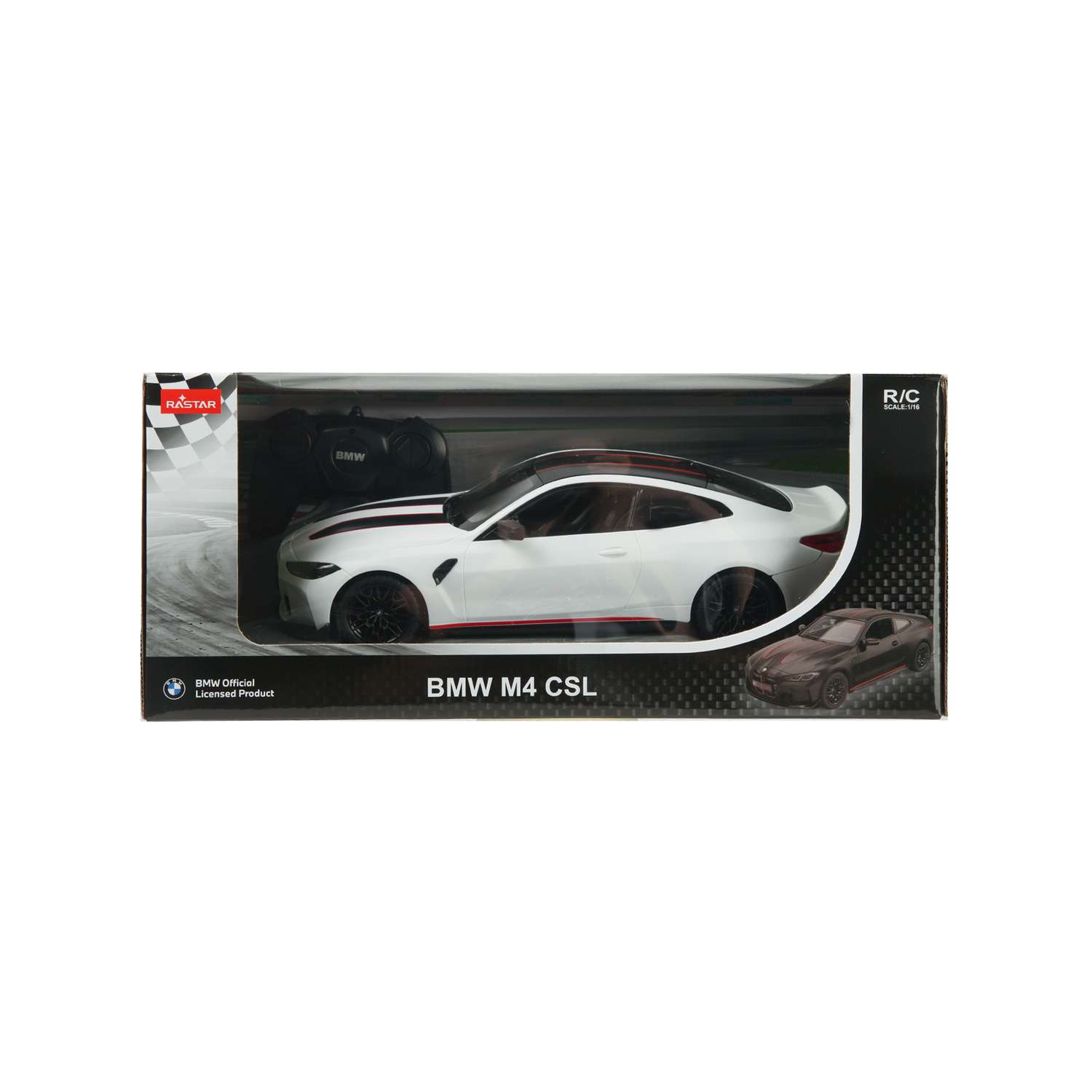 Автомобиль РУ Rastar BMW M4 CSL 1:16 - фото 7