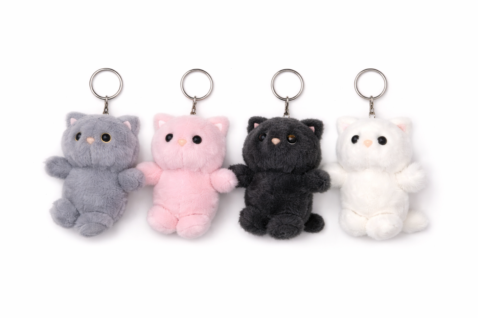 Брелок Мастер Пушистый котик в ассортименте - фото 1