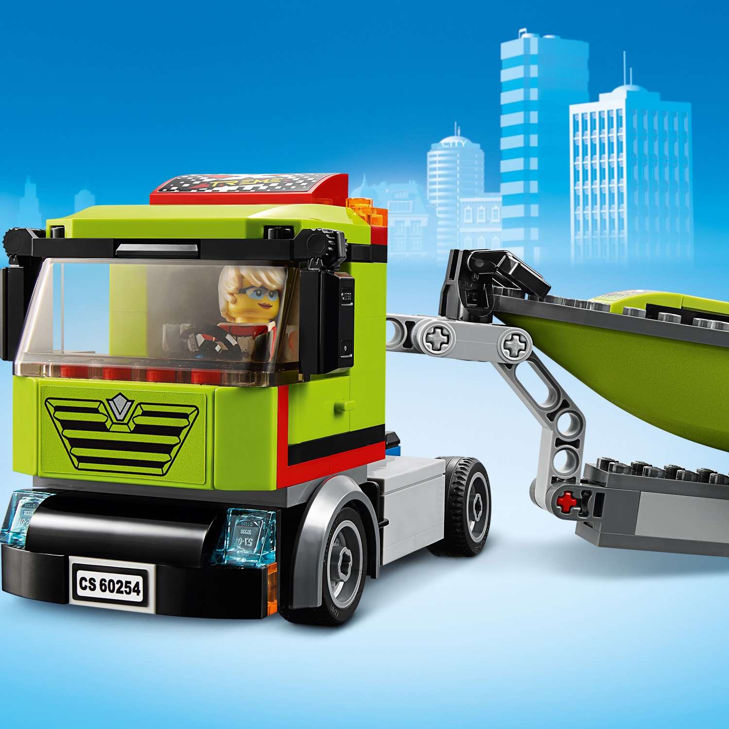 Конструктор LEGO City GreatVehicles Транспортировщик блочный - фото 9