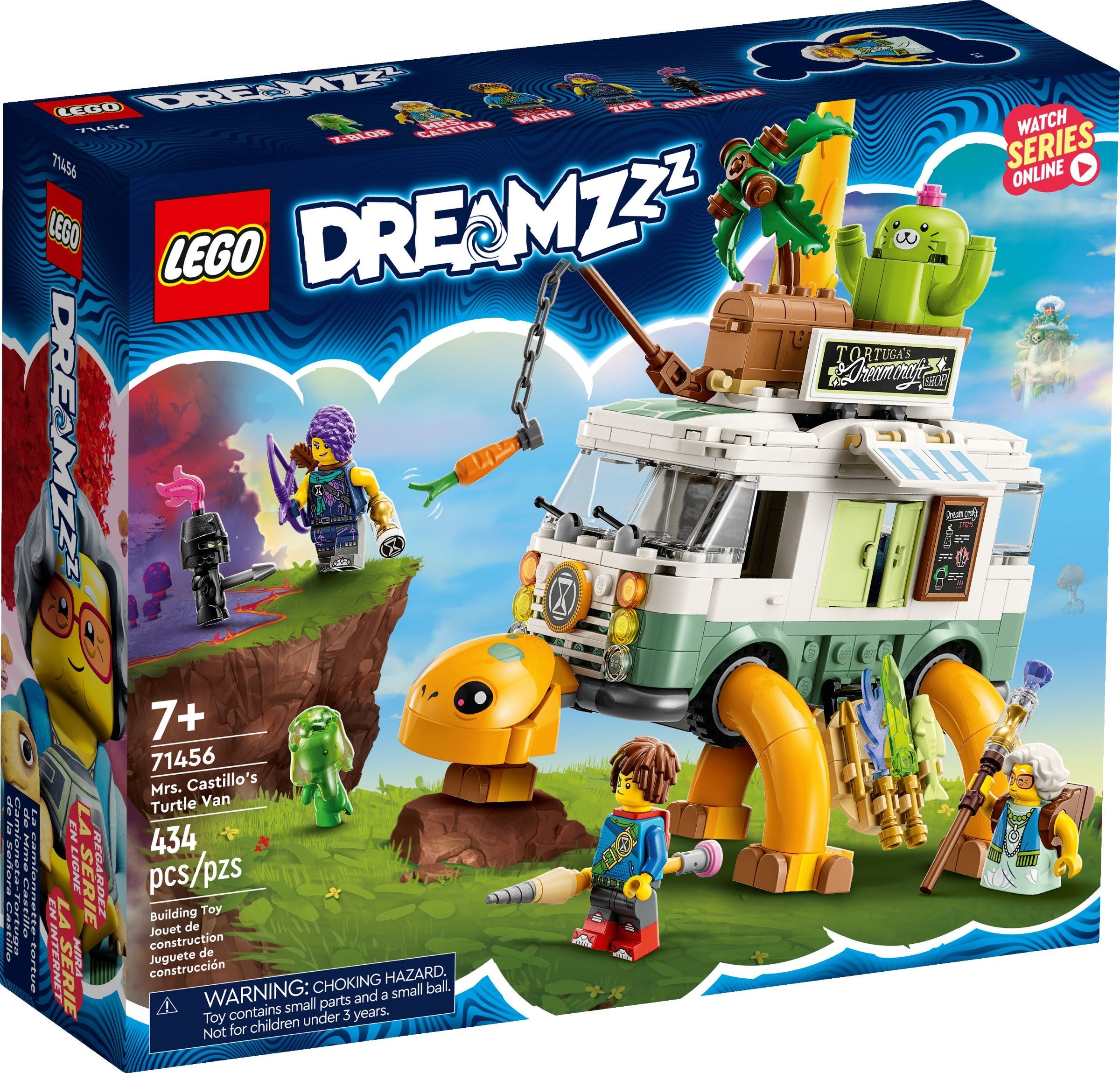 Изображение товара Конструктор LEGO DREAMZzz Фургон-черепаха Кастильо 71456 156 деталей