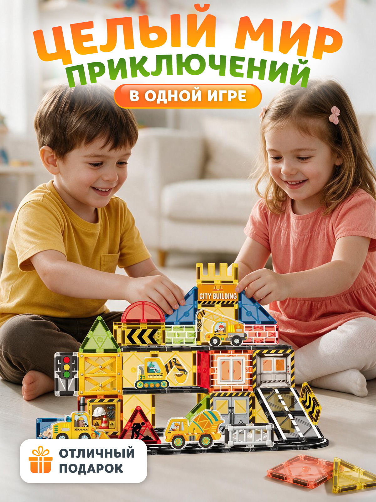 Конструктор Constructa Стройка 54 дет. - фото 7
