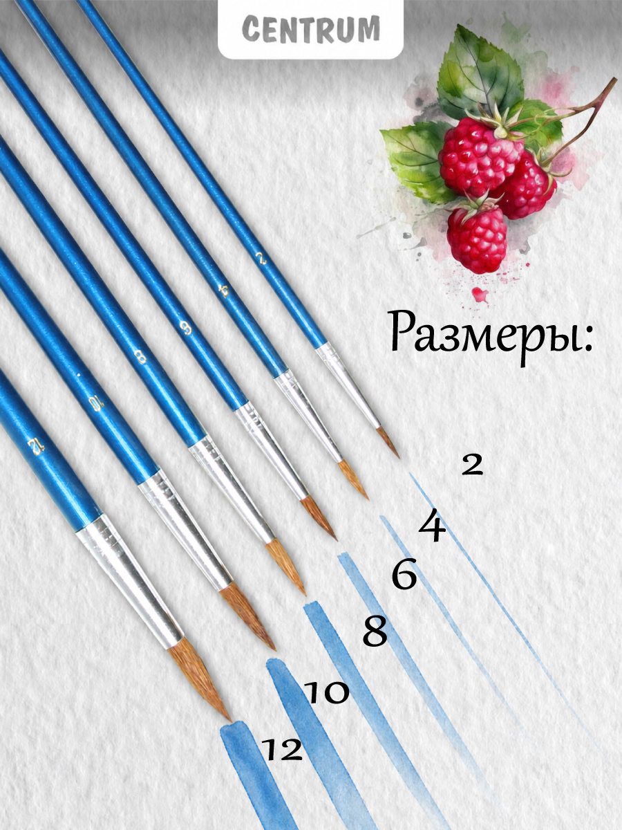 Кисть CENTRUM 6 шт. - фото 2