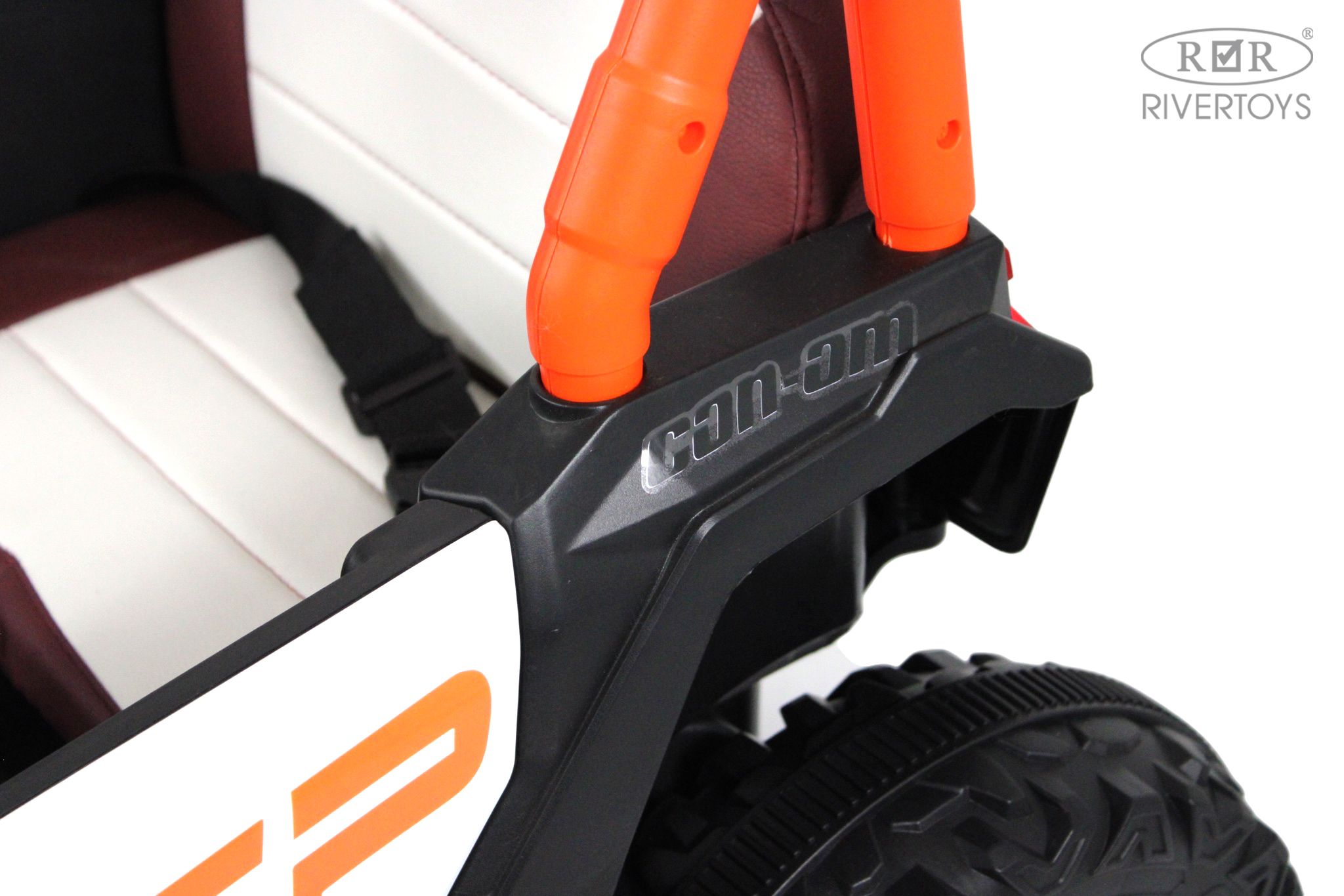 Электромобиль RIVERTOYS М303БХ-ORANGE С пультом ДУ - фото 12