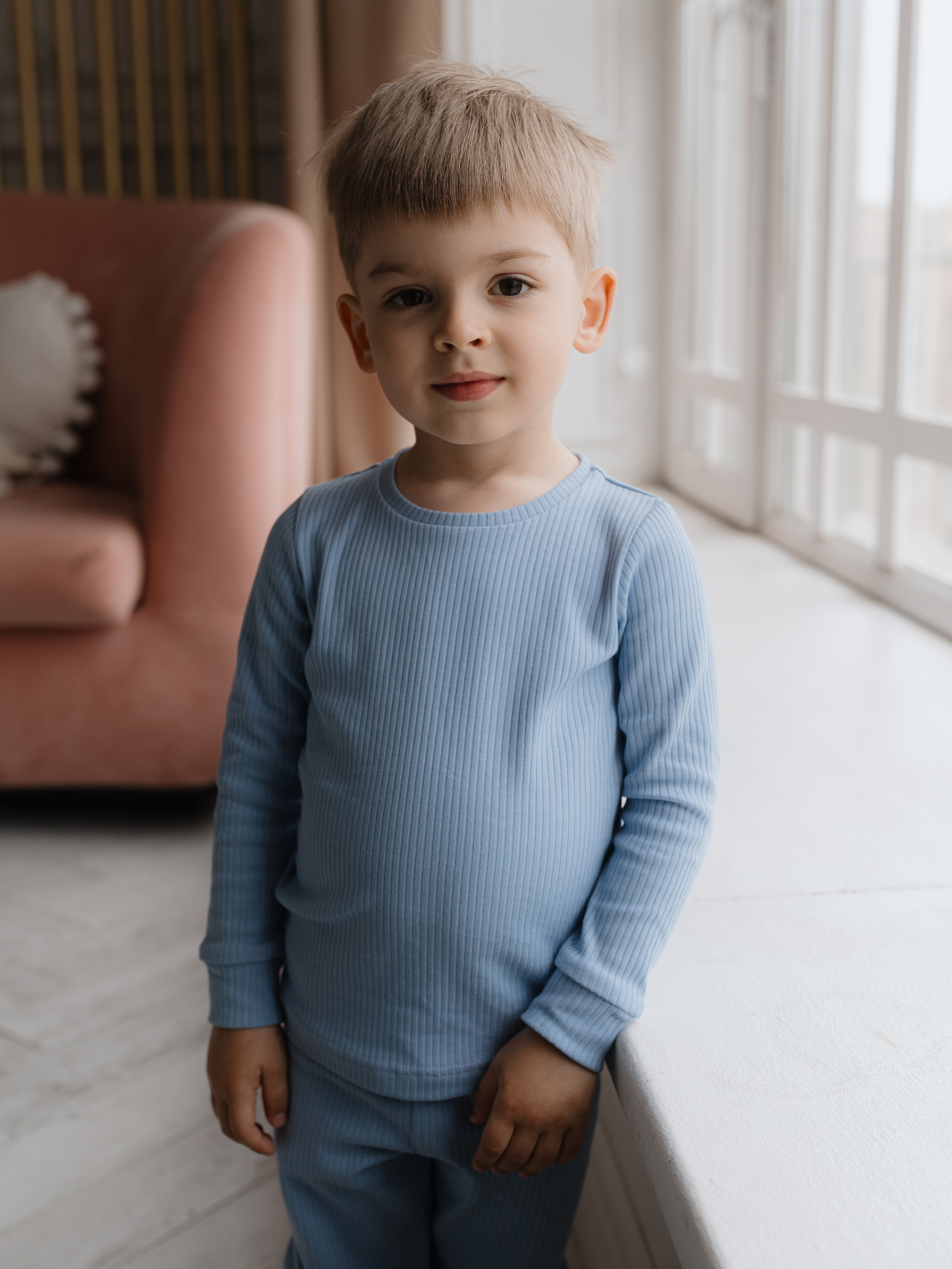 Пижама Alisse dreams ПКБРБ0034/голубой - фото 9