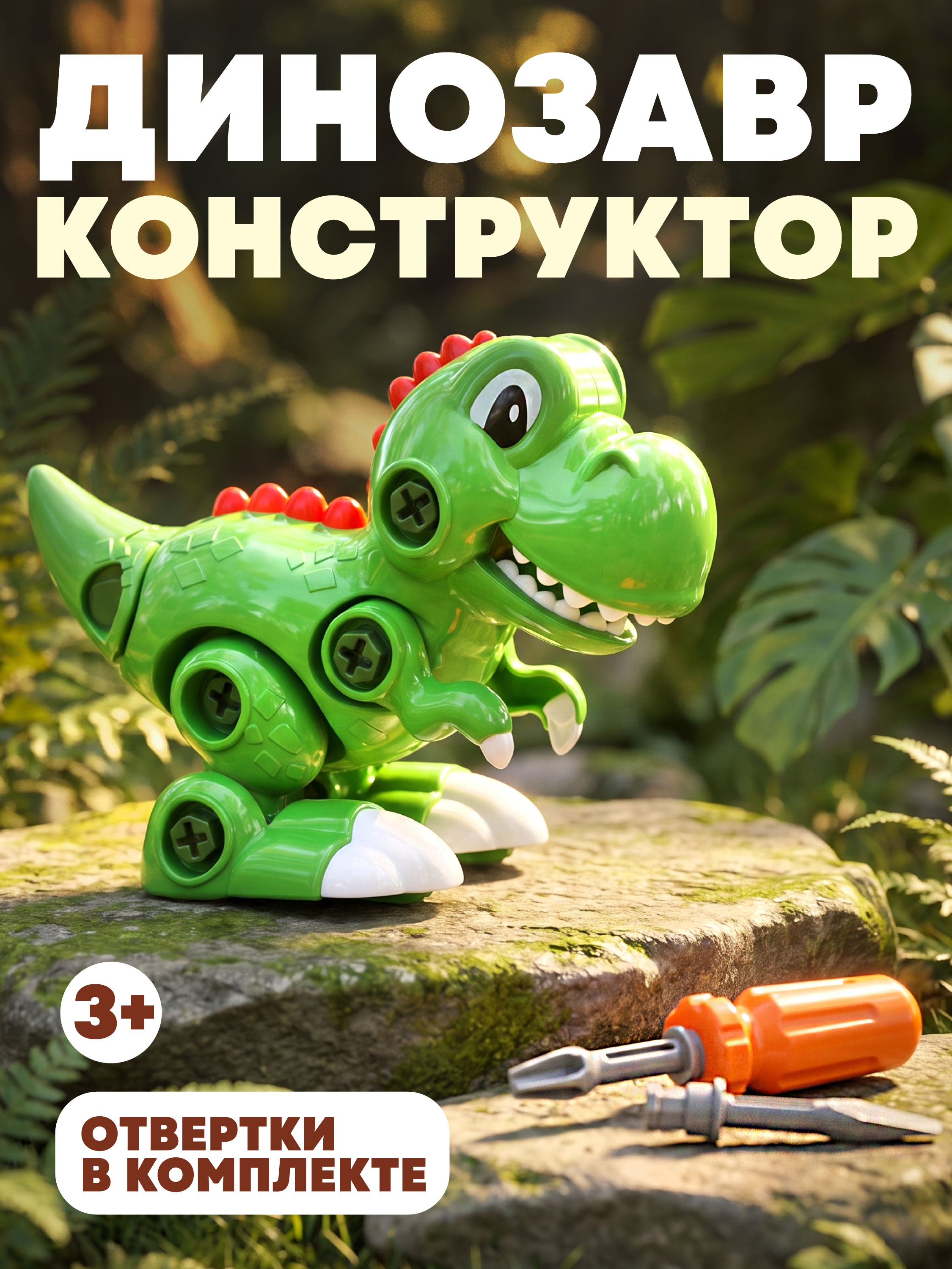 Изображение товара Конструктор Наша Игрушка Динозавр
