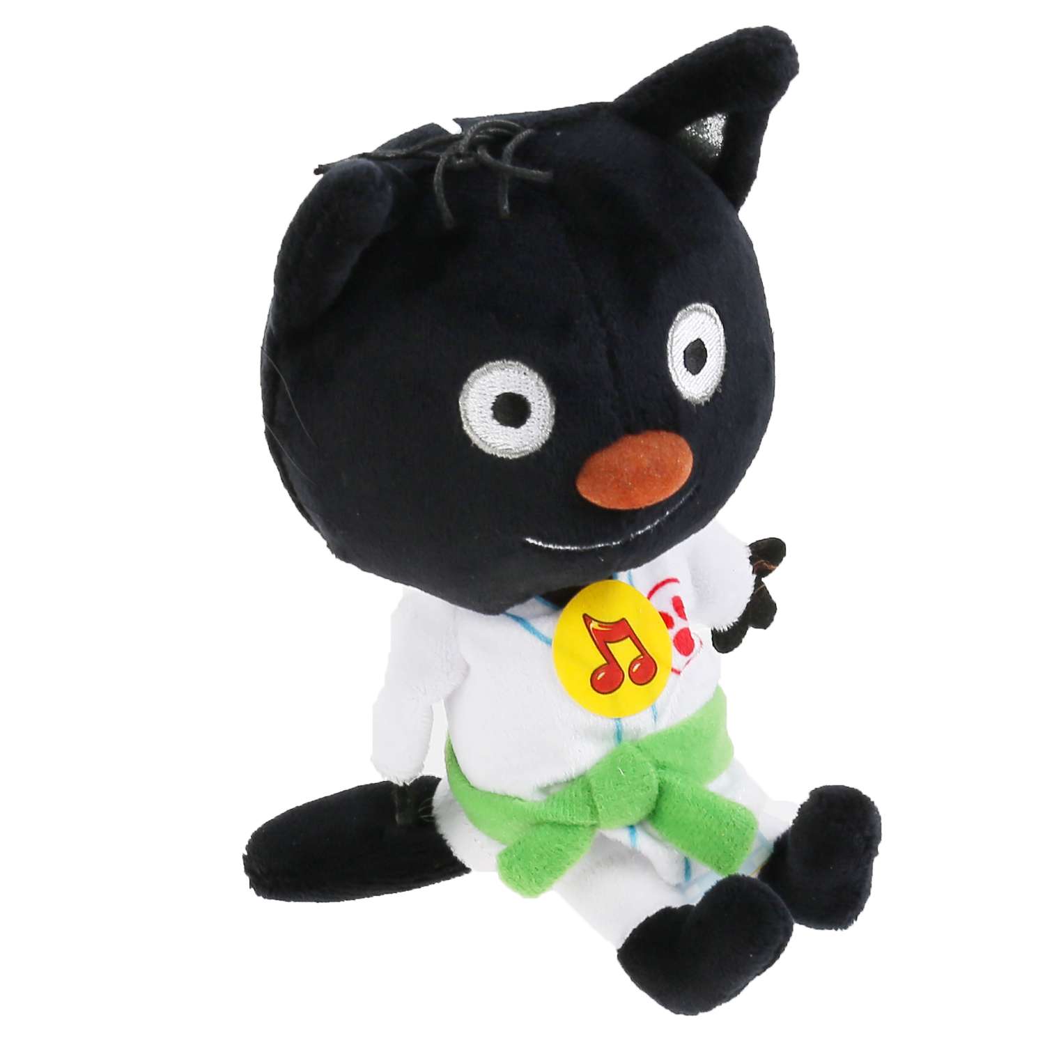 Игрушка мягкая Мульти Пульти Три кота Сажик каратист 303363 - фото 5
