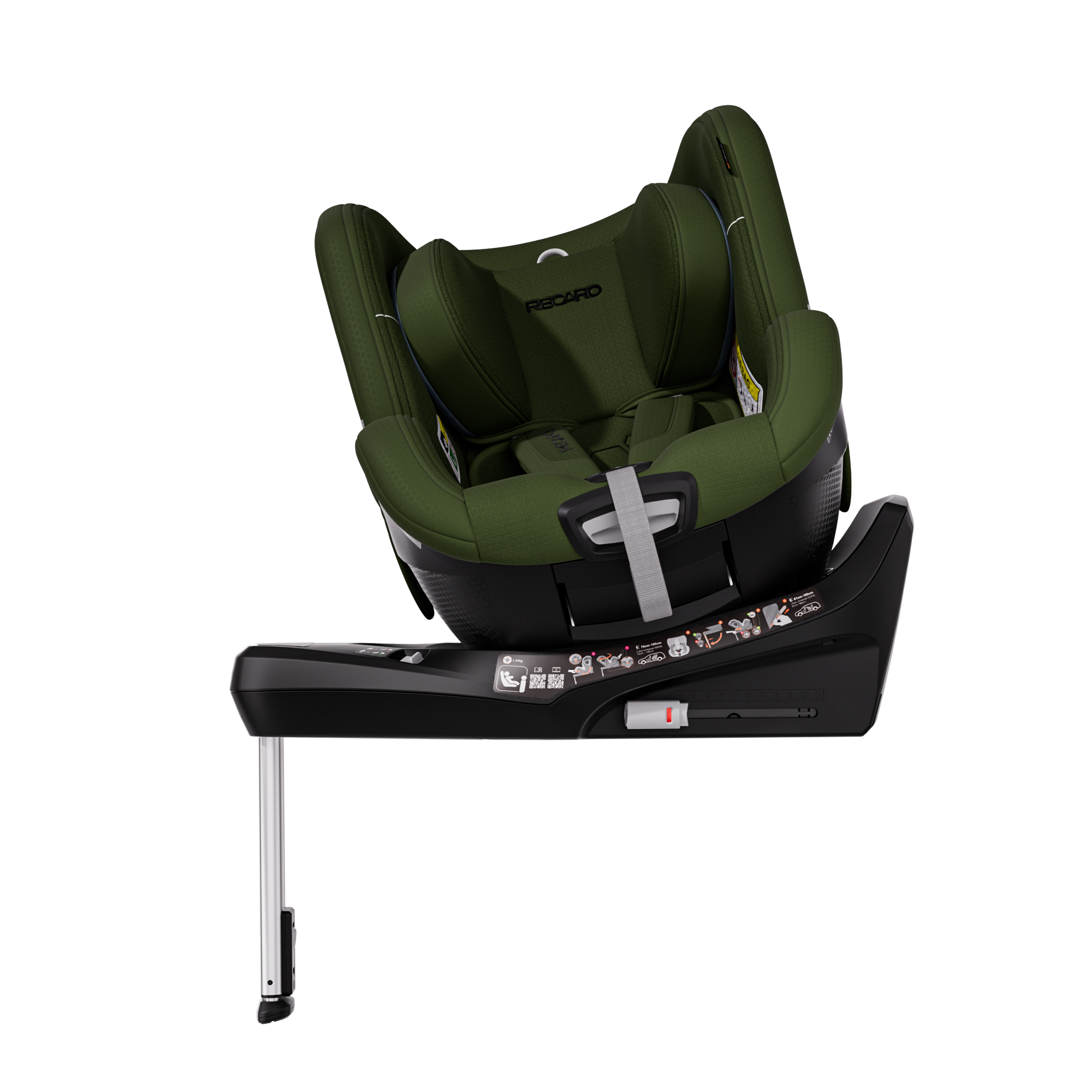 Автокресло Recaro Toron 1 Kid Isofix 0+/1 (0-18 кг) зеленый - фото 10