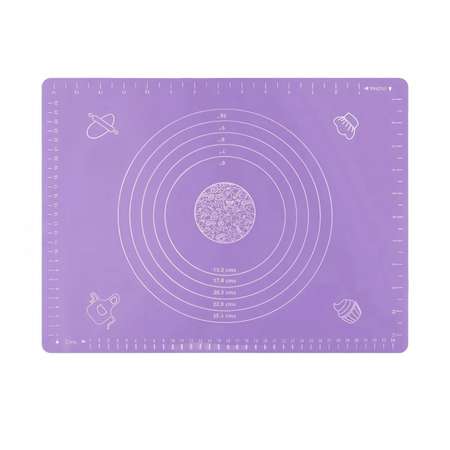 Коврик для раскатки теста ё силиконовый 30*40 см