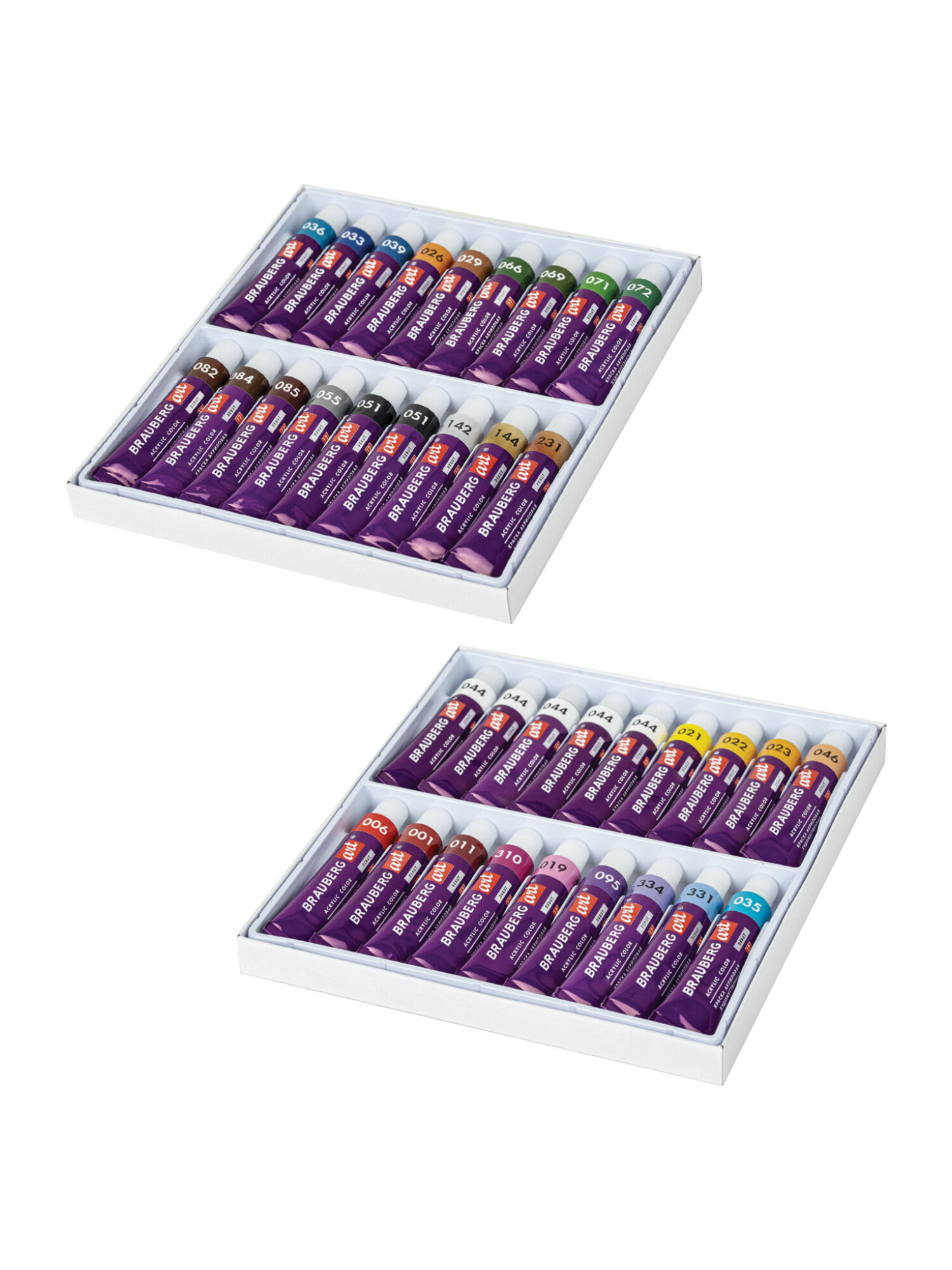 Краски акриловые Brauberg 36 цв. - фото 12