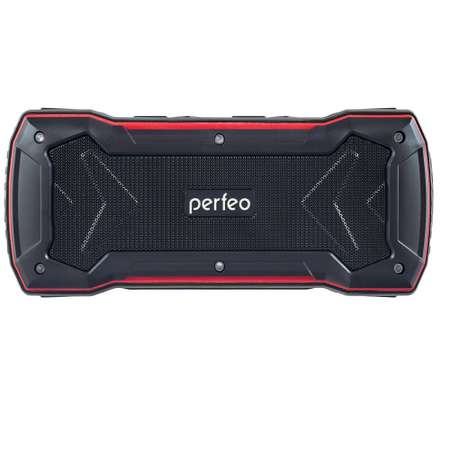 Беспроводная колонка Perfeo GRANDE FM MP3 microSD AUX мощность 10Вт 2600mAh черная PF 5207