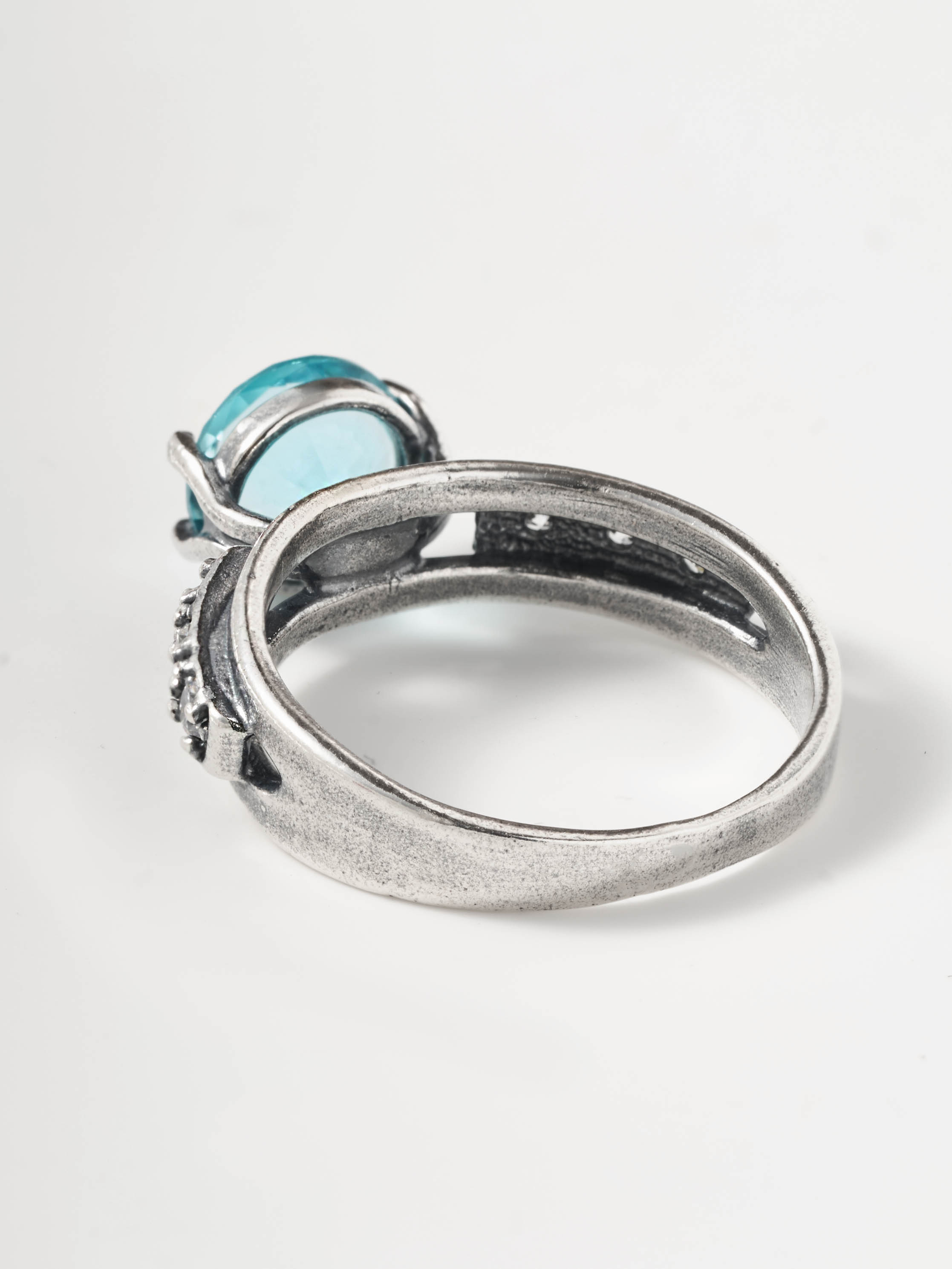 Кольцо Shine and Beauty 80165-309-к-голубойтопаз - фото 5