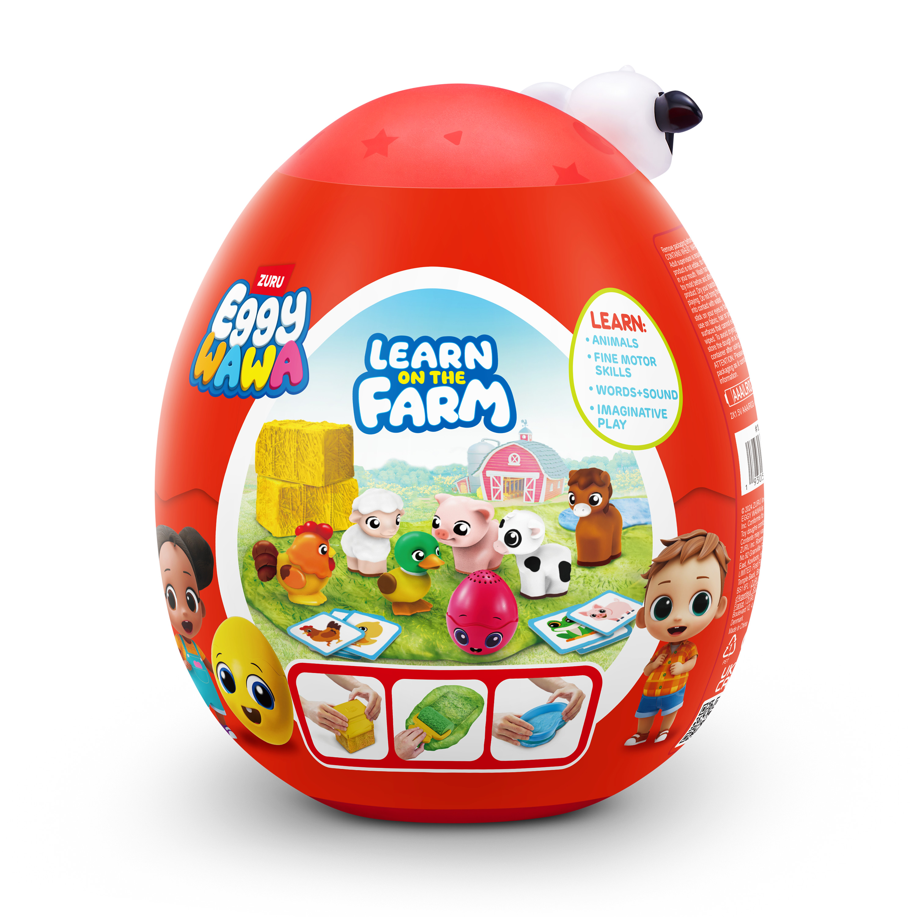 Игровой набор EGGYWAWA Farm animals - фото 30