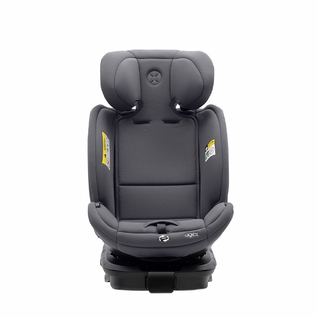 Автокресло agex Comfort i-Fix Isofix 0+/1/2/3 (0-36 кг) серый - фото 6