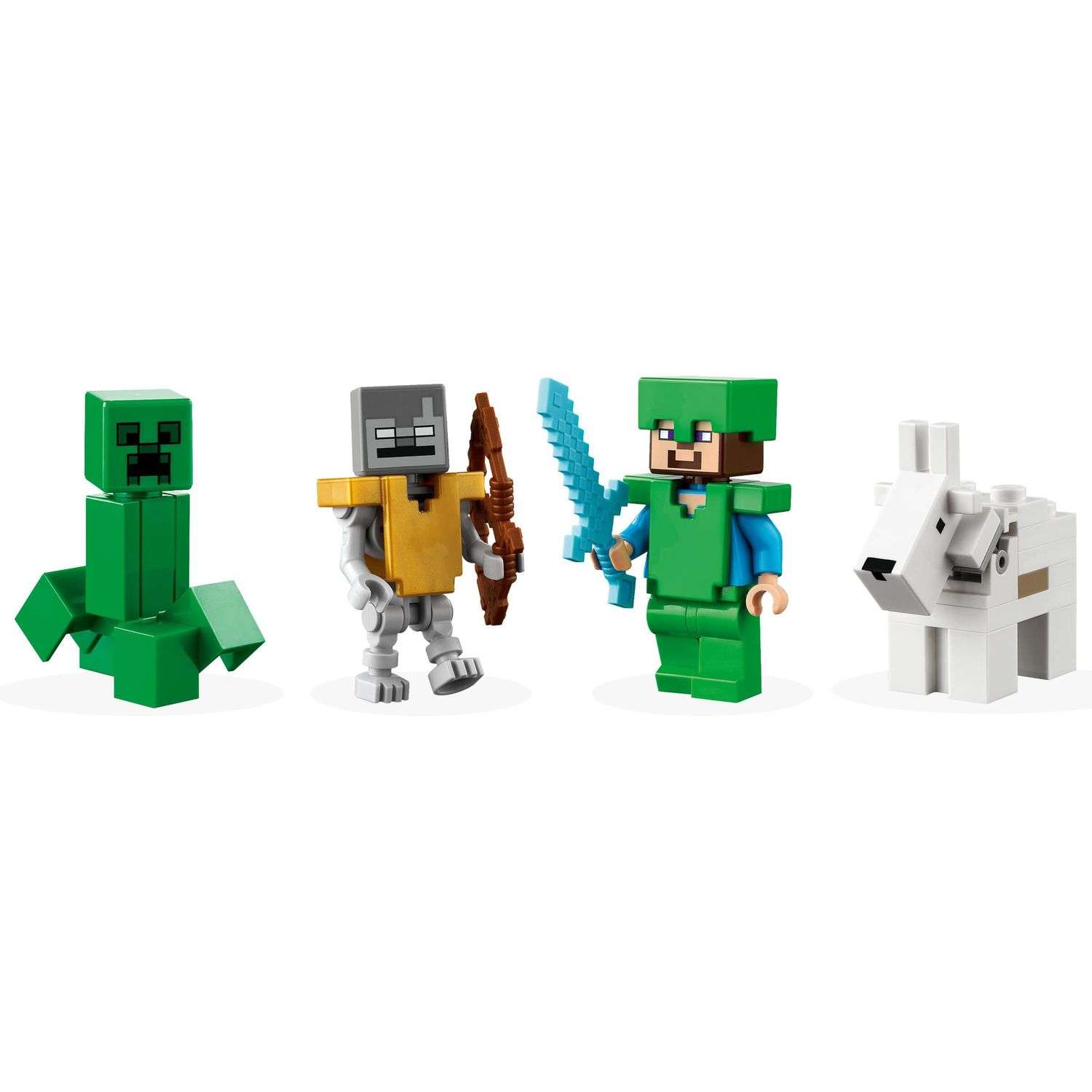 Конструктор LEGO Minecraft Ледяные вершины 304 дет. - фото 7