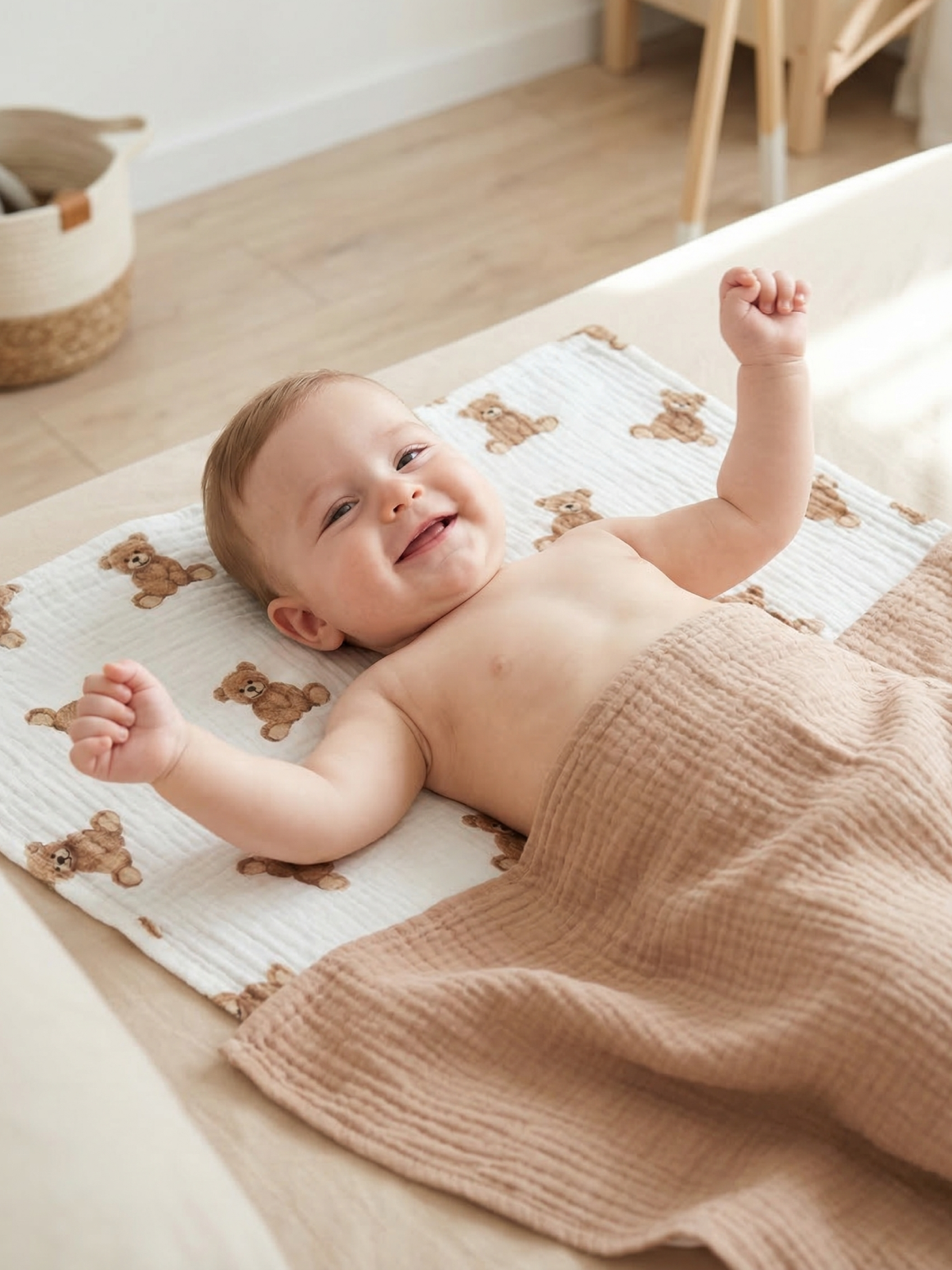 Пелёнка Loo-Loo пеленка муслин 100х135 см 2 шт. - фото 6