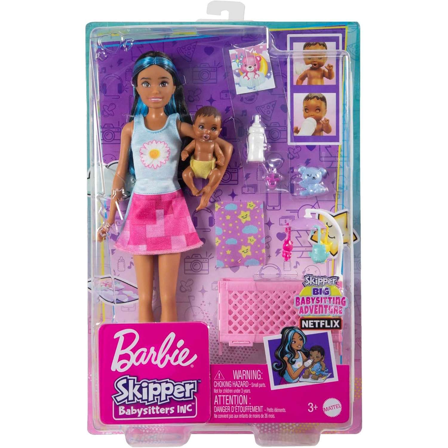 Кукла модельная Barbie Няня FHY97/HJY34 - фото 6