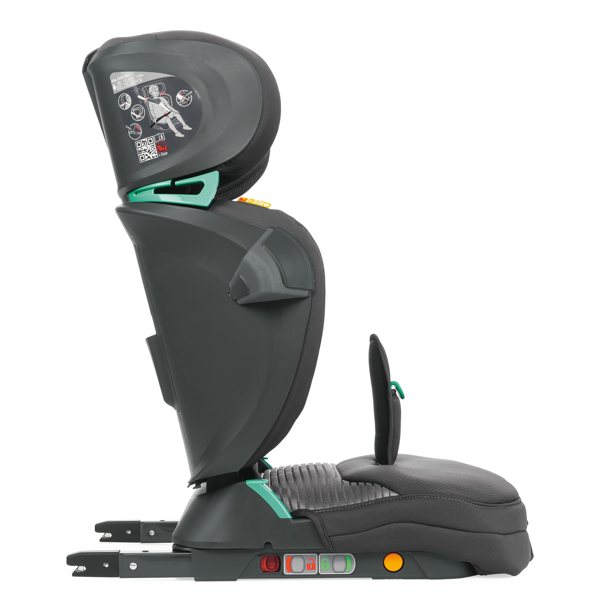 Автокресло Chicco Fold and Go Air Graphite Isofix 1/2/3 (9-36 кг) - фото 8