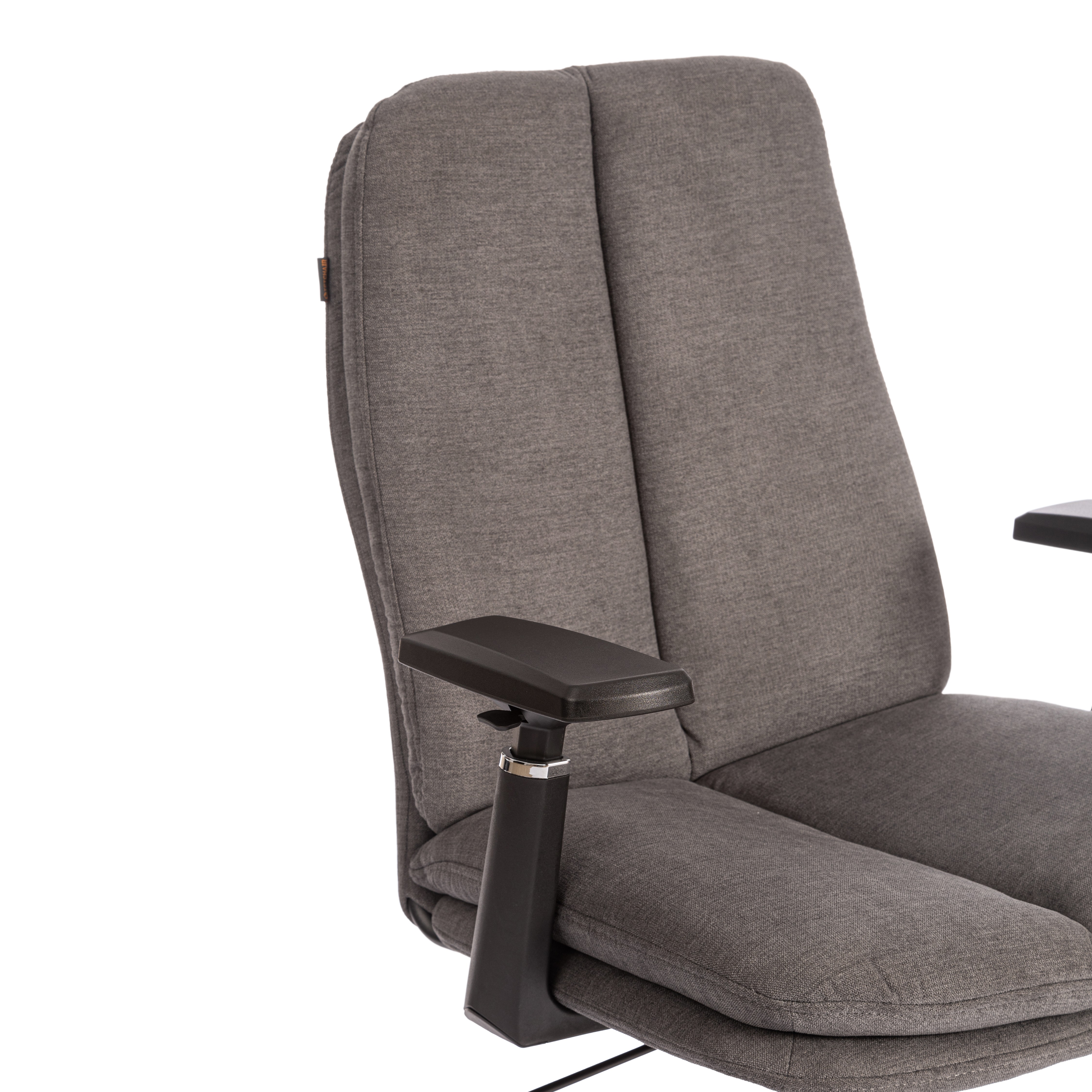 Компьютерное кресло TETCHAIR Итон-Лоу хром 3Д ткань серый - фото 15