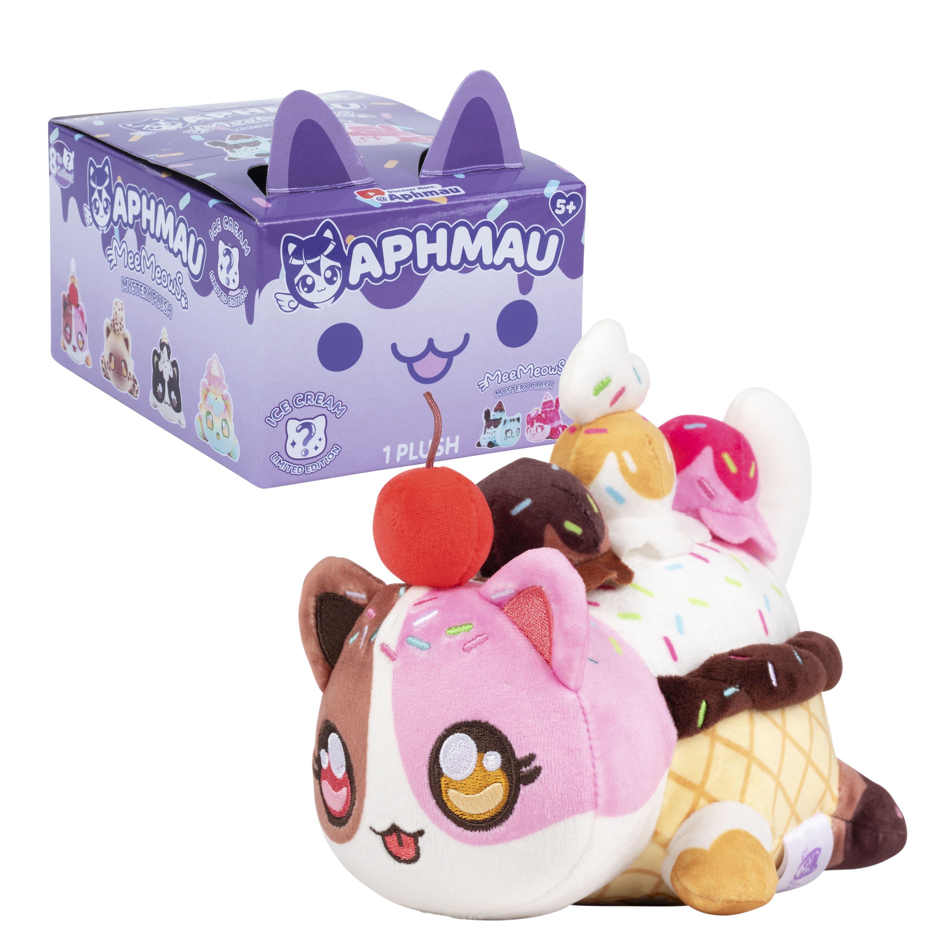Мягкая игрушка APHMAU Мороженое Сюрприз 15см - фото 14
