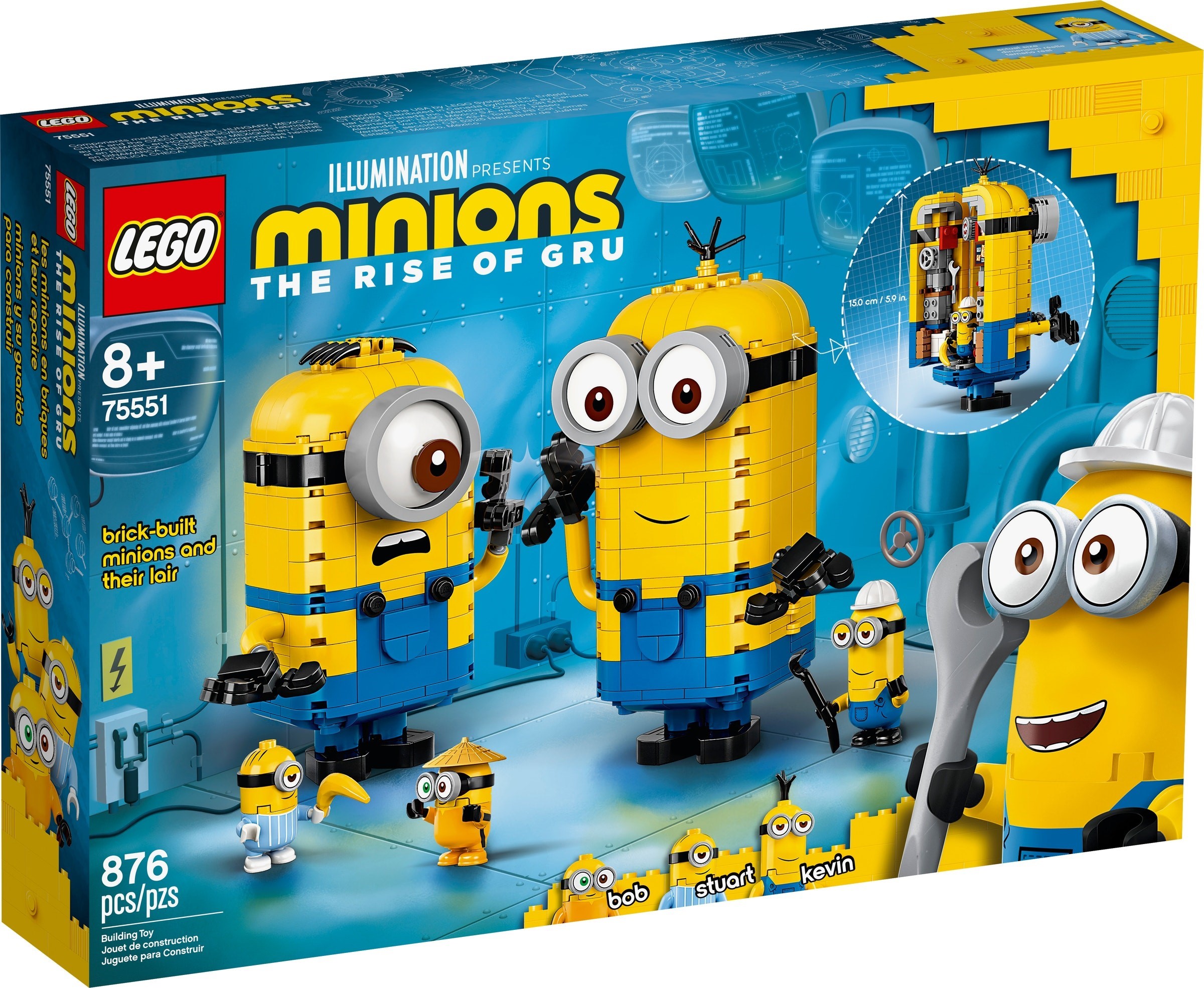 Изображение товара Конструктор LEGO Minions Миньоны и дом 75551 553 детали развивающая игрушка