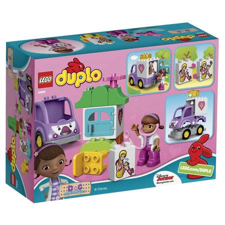 Конструктор LEGO DUPLO Скорая помощь Доктора Плюшевой блочный