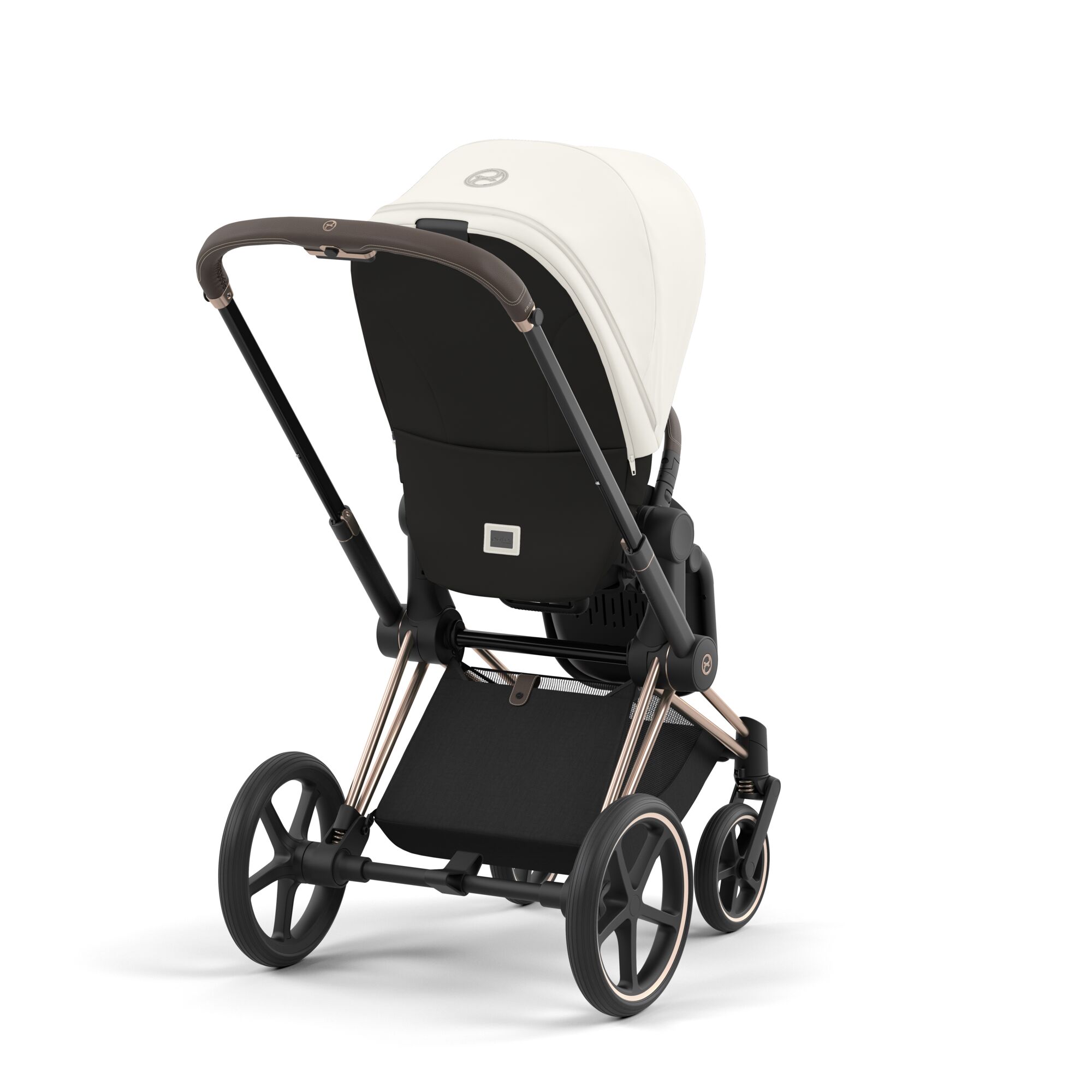 Коляска 2в1 Cybex Priam IV Rosegold белый - фото 5