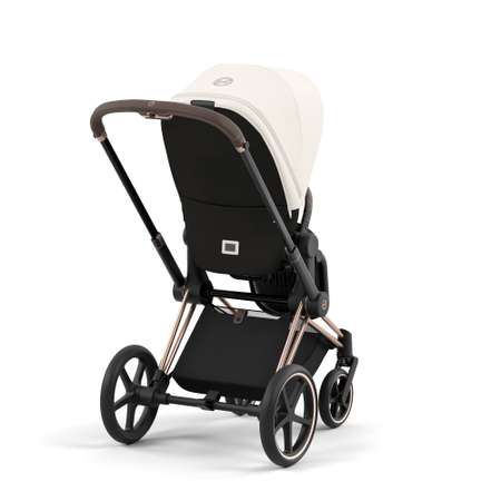 Коляска 2в1 Cybex Priam IV Rosegold белый