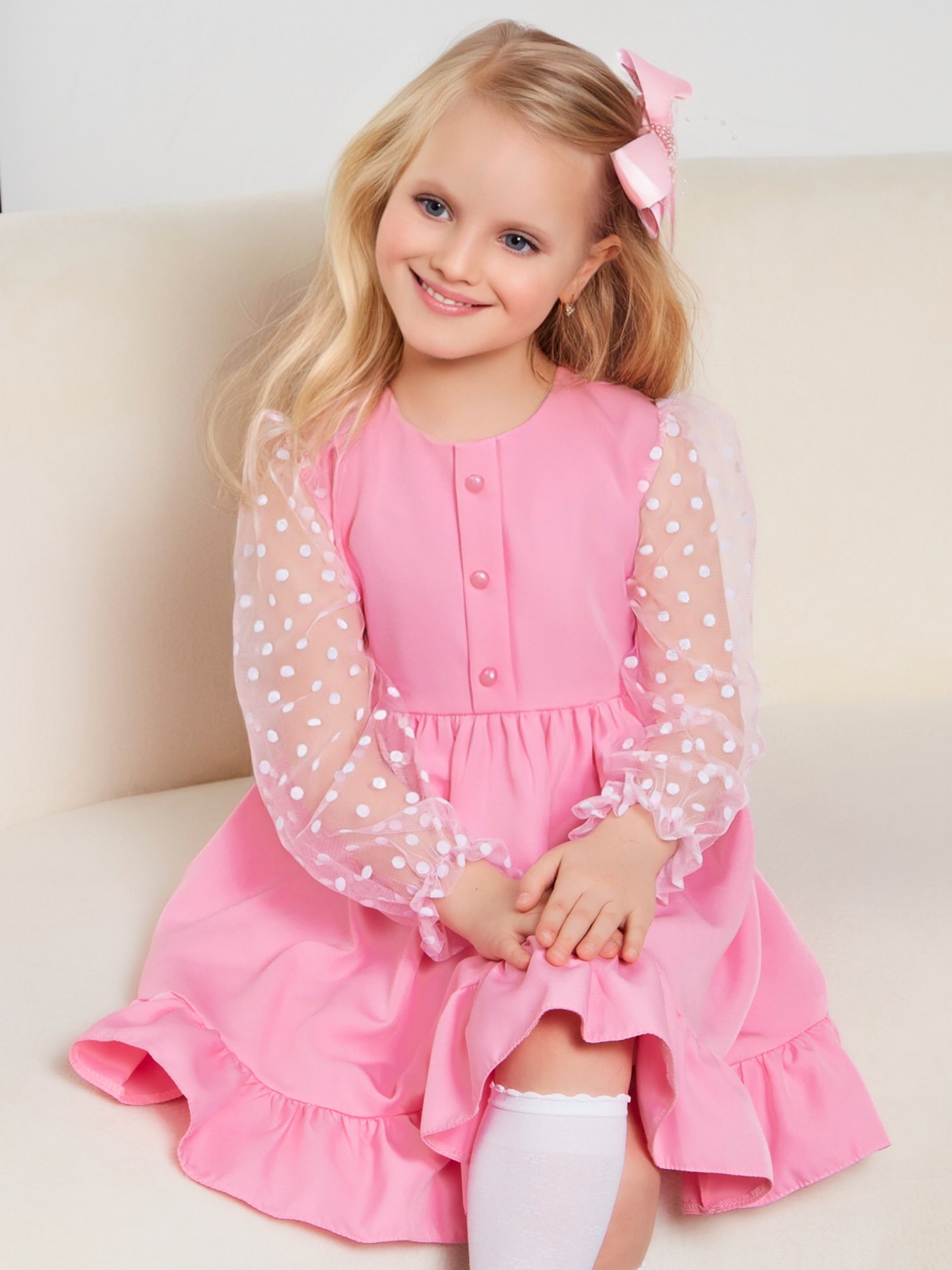 Платье Sofisha kids Plat.barbie-pink - фото 1