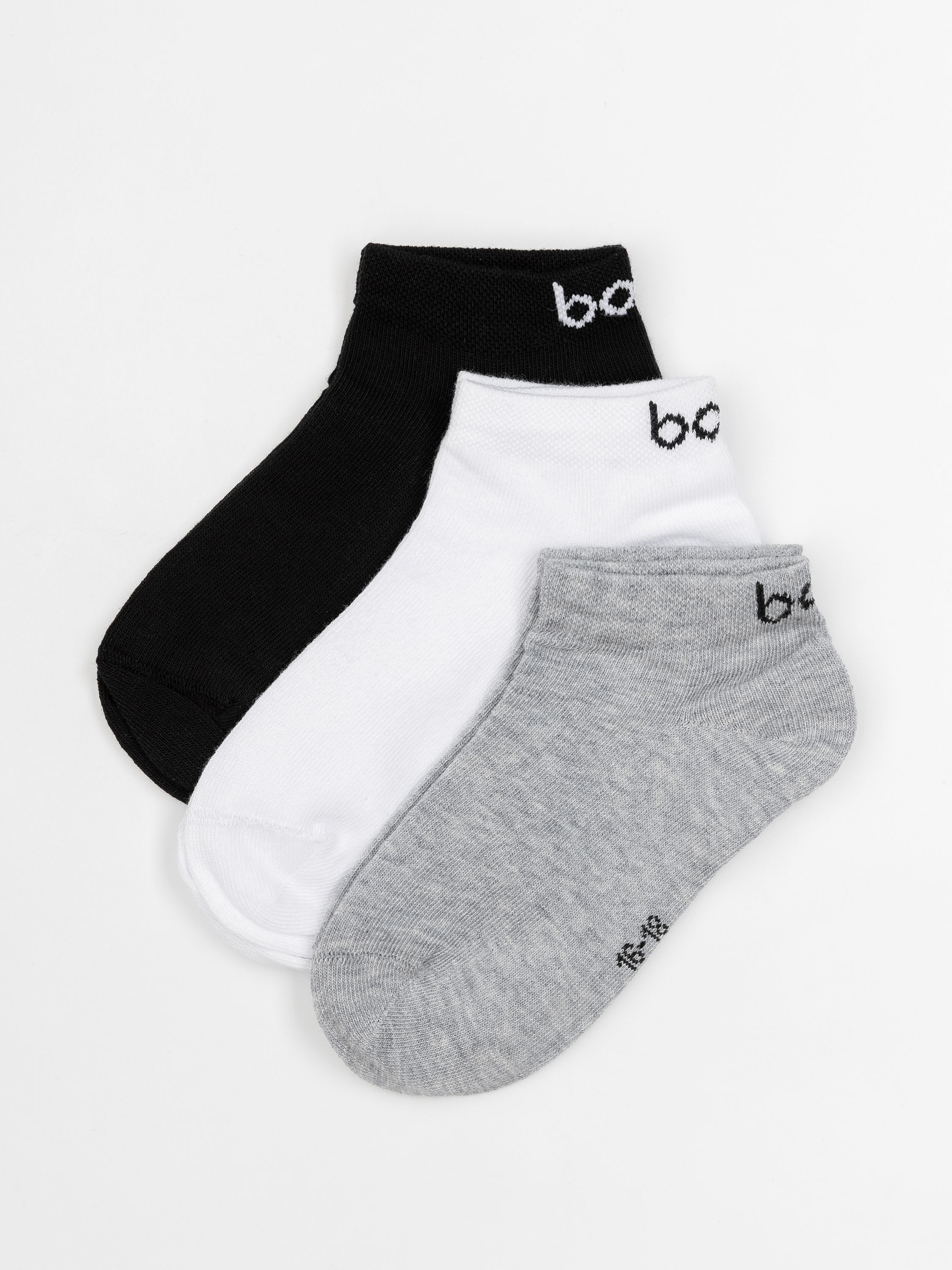 Носки 3 пары Bodo 26-6MUM_черный/белый/серый - фото 1