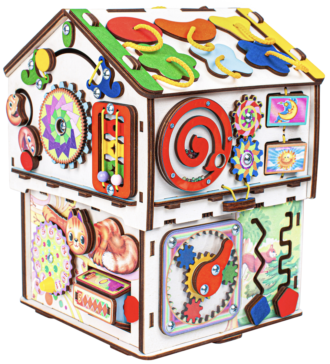 Игрушка Jolly Kids бизиборд Миникубодом - фото 7