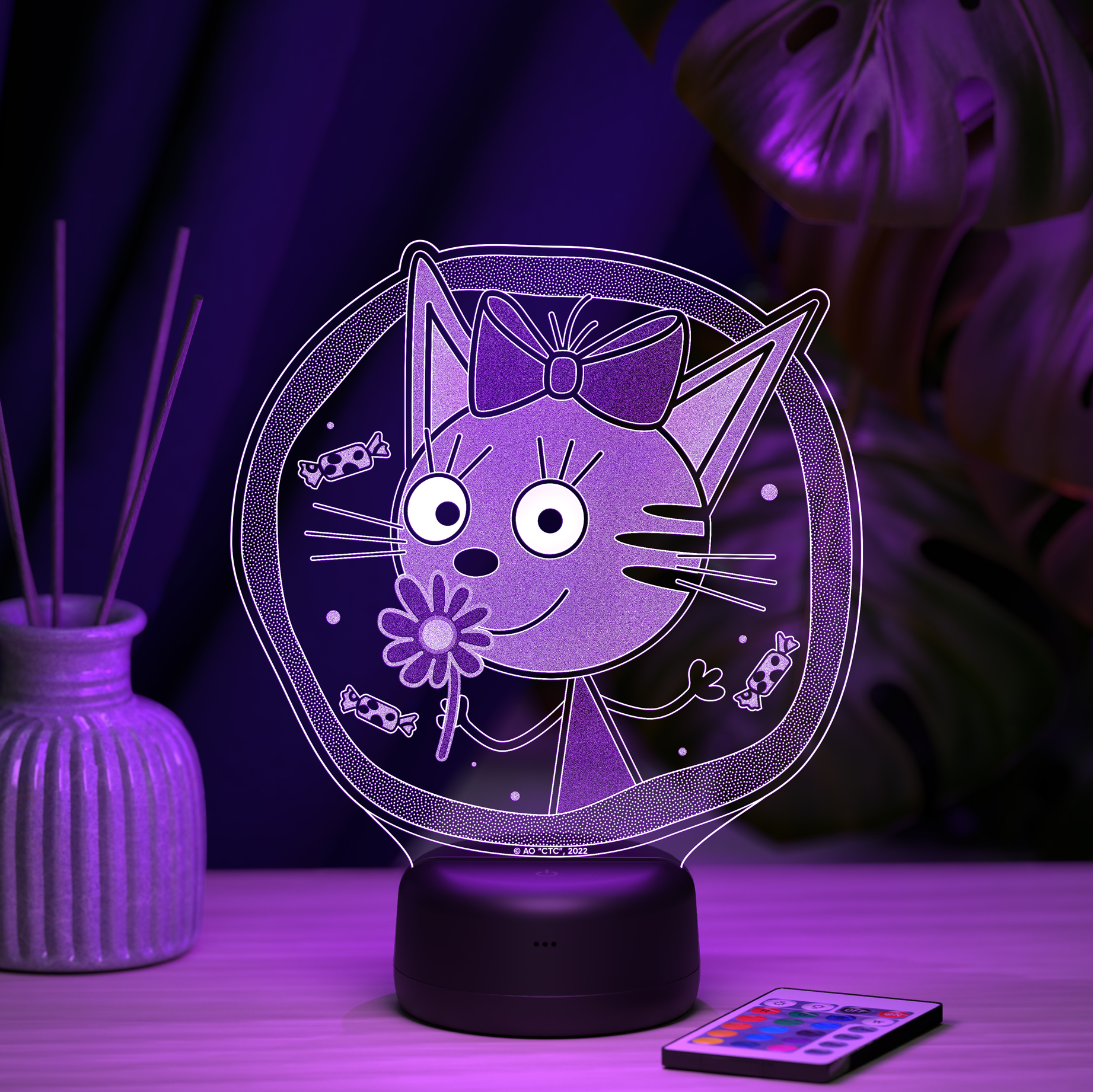 Ночник Три кота Карамелька - фото 13