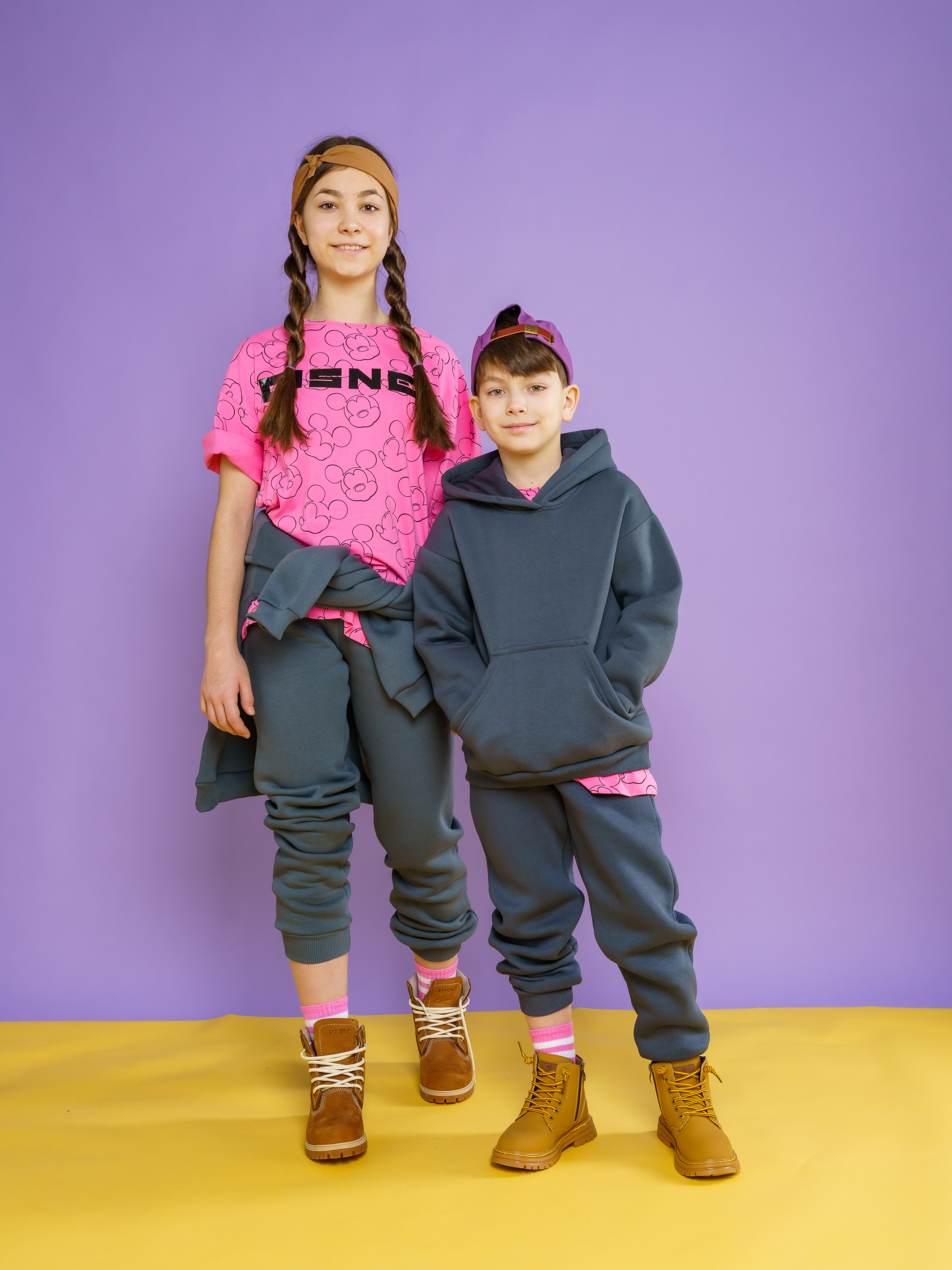 Худи и брюки MALINAKIDS SKFL2092021GRAF - фото 3