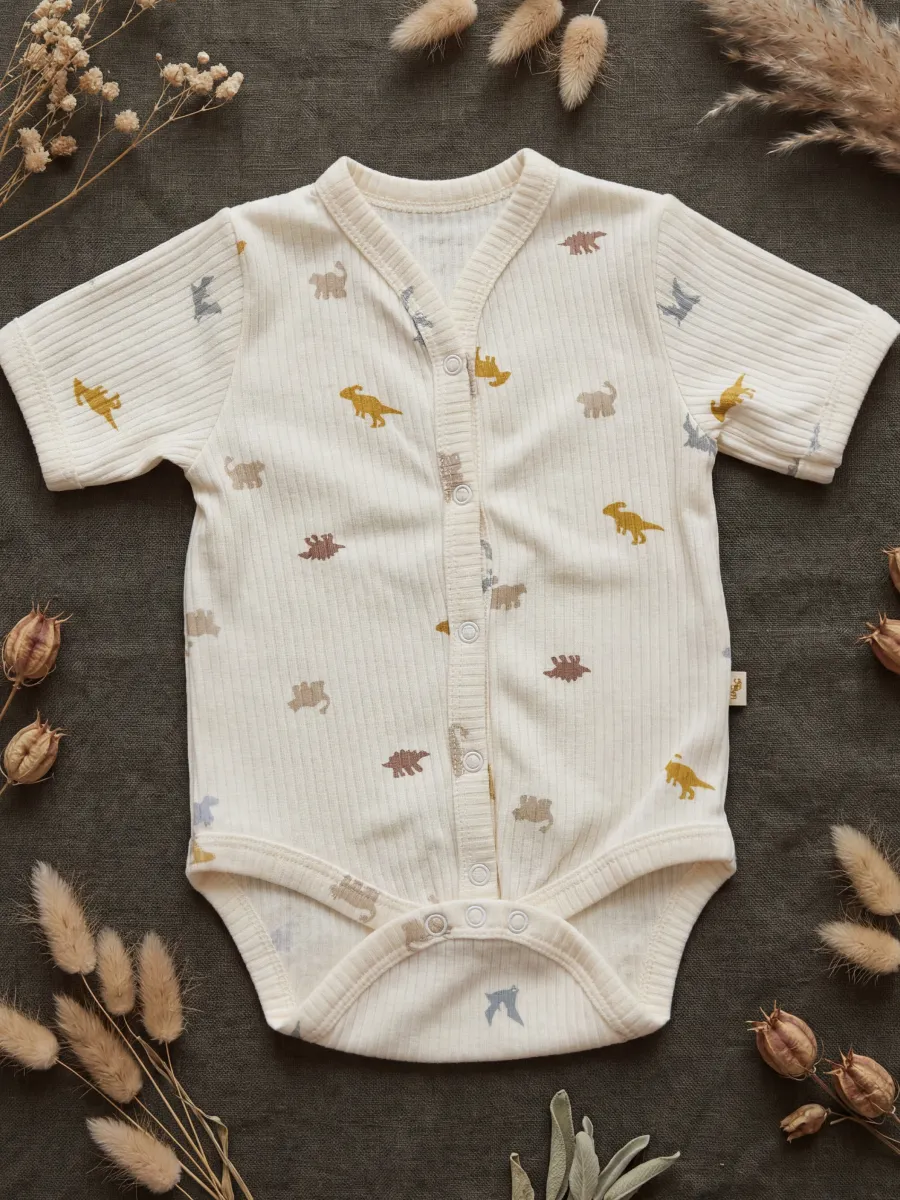 Боди 3 шт Супер Пупс нбр/3пр/бд/sk23/полоска/дино - фото 9