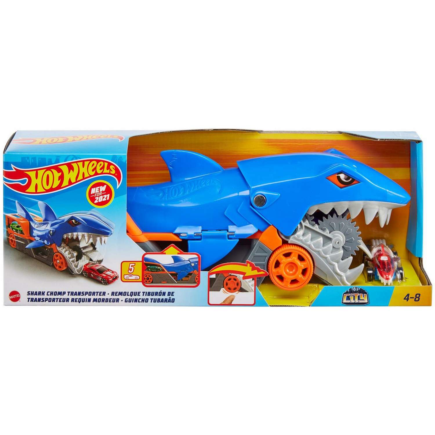 Игровой набор Hot Wheels Голодная акула 1:64 GVG36 - фото 2