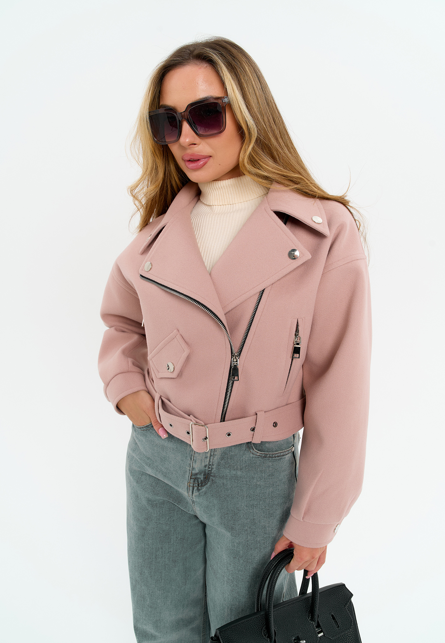 Куртка Stylish AMADEO AJ-8501-розовый - фото 10