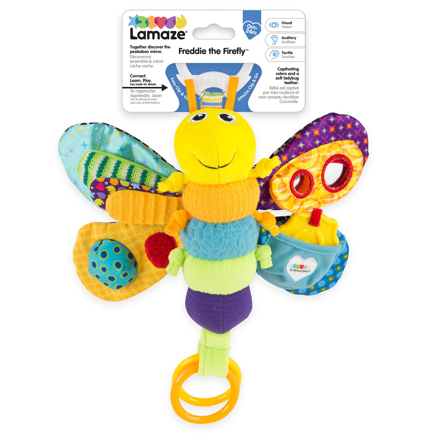 Игрушка Lamaze подвеска Светлячок Фредди с подвесом - фото 1