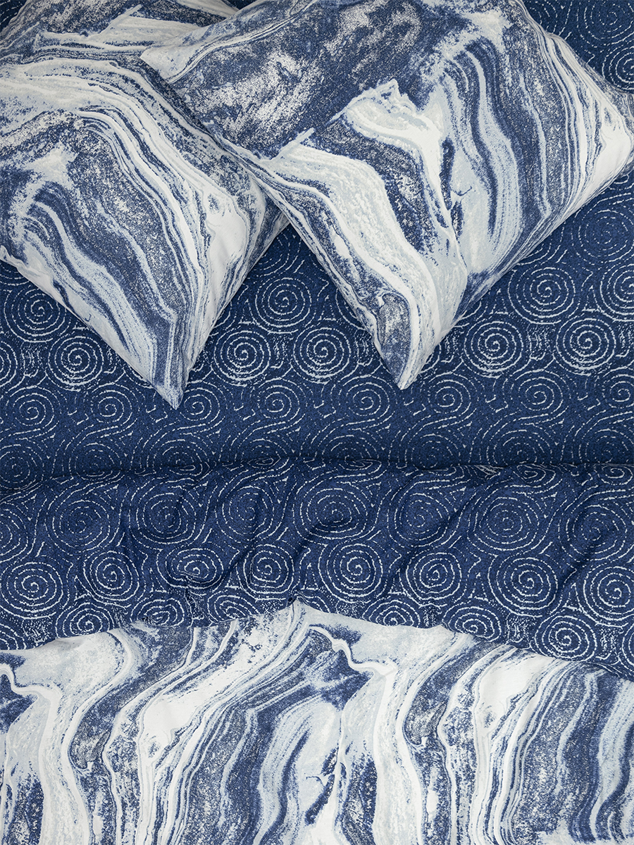 Комплект постельного белья для SNOFF Водопад двуспальный 4 предм. - фото 11