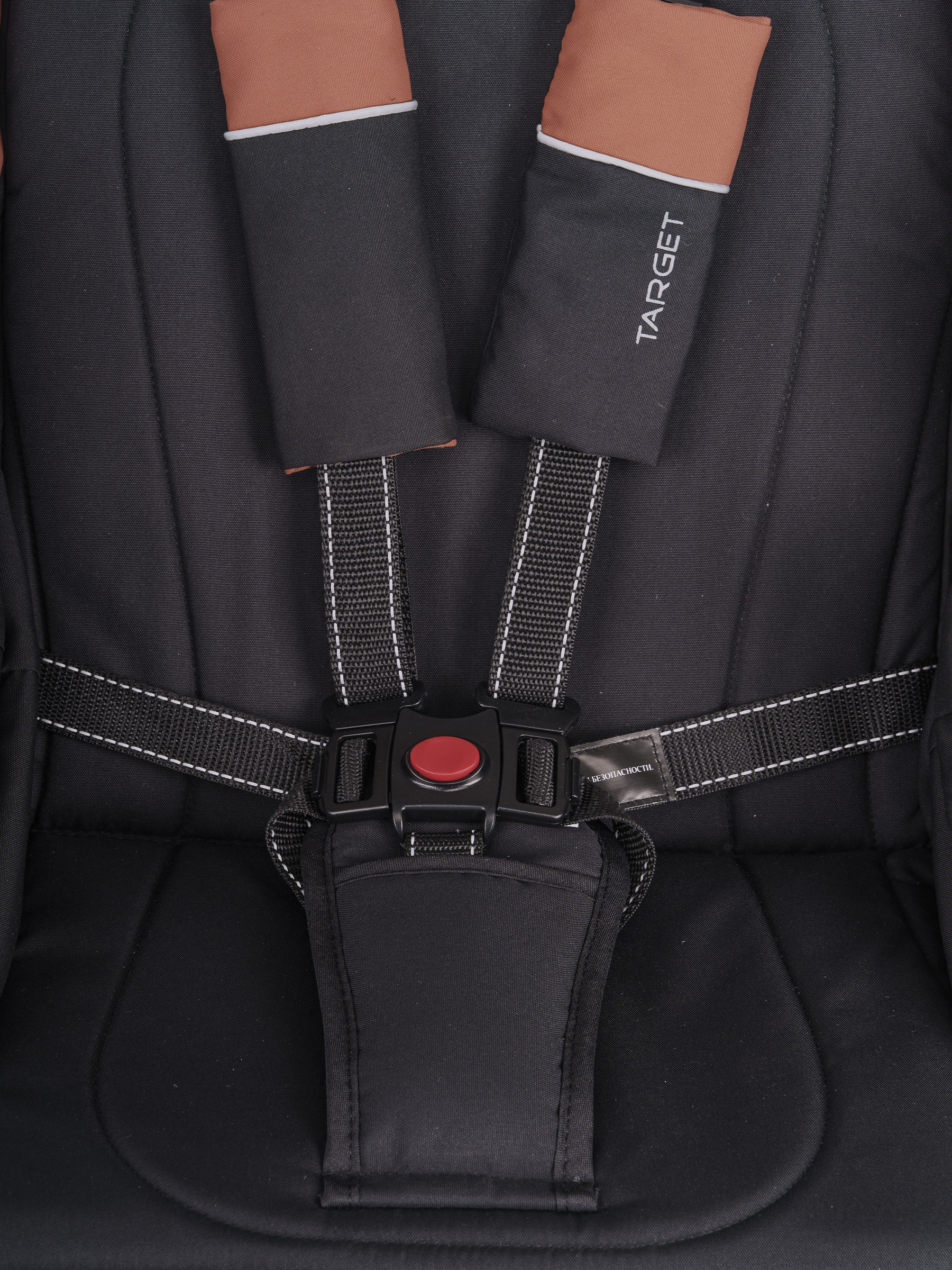 Коляска трансформер Indigo TARGET 3в1 оранжевый - фото 32