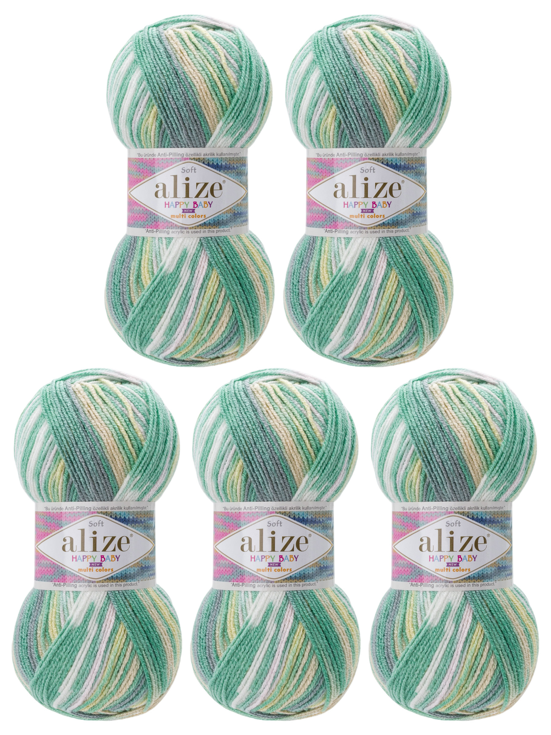 Пряжа для вязания Детская Alize 100г 320м 5шт - фото 6