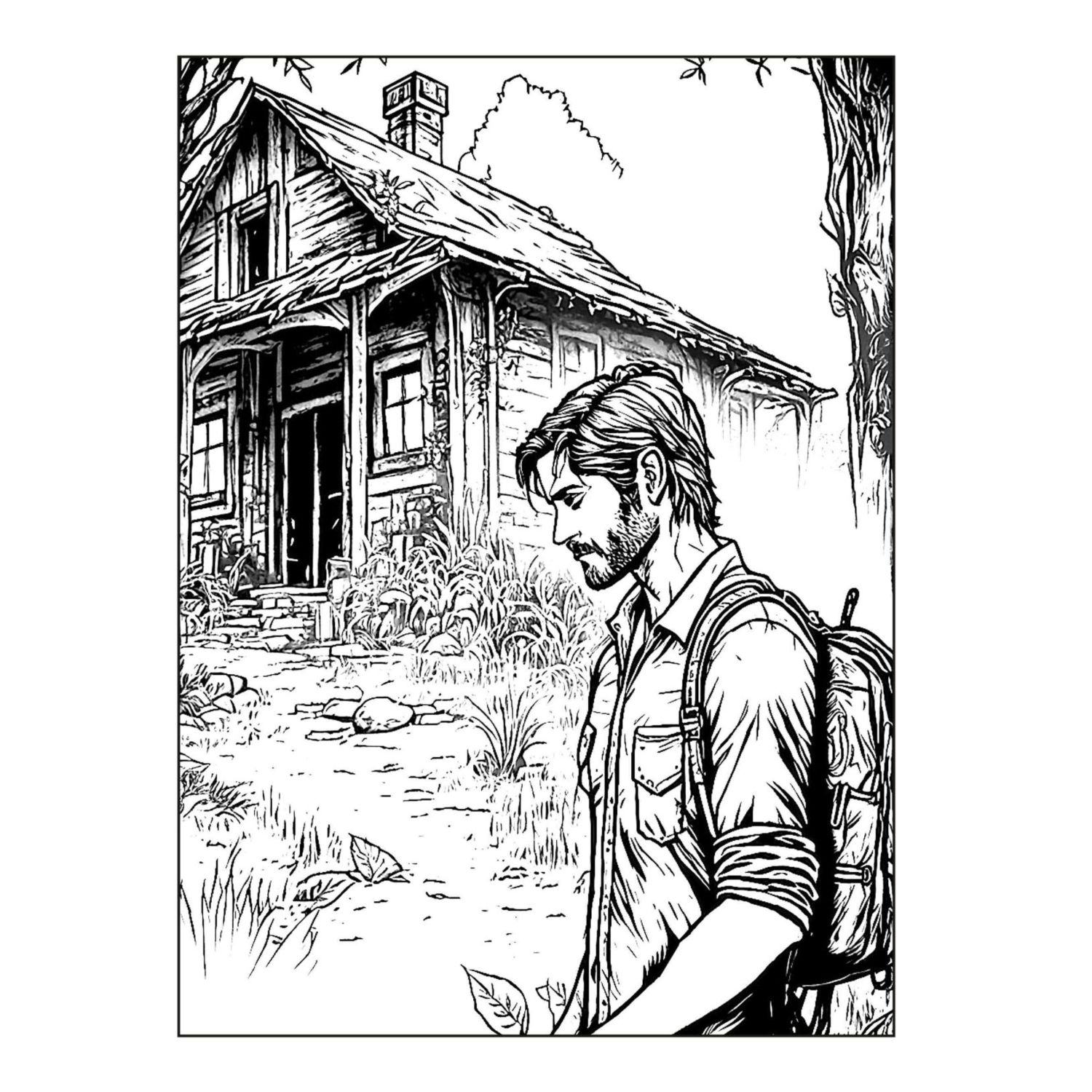 Книга Добро пожаловать в постапокалипсис Раскраска по мотивам игры The Last of Us - фото 7